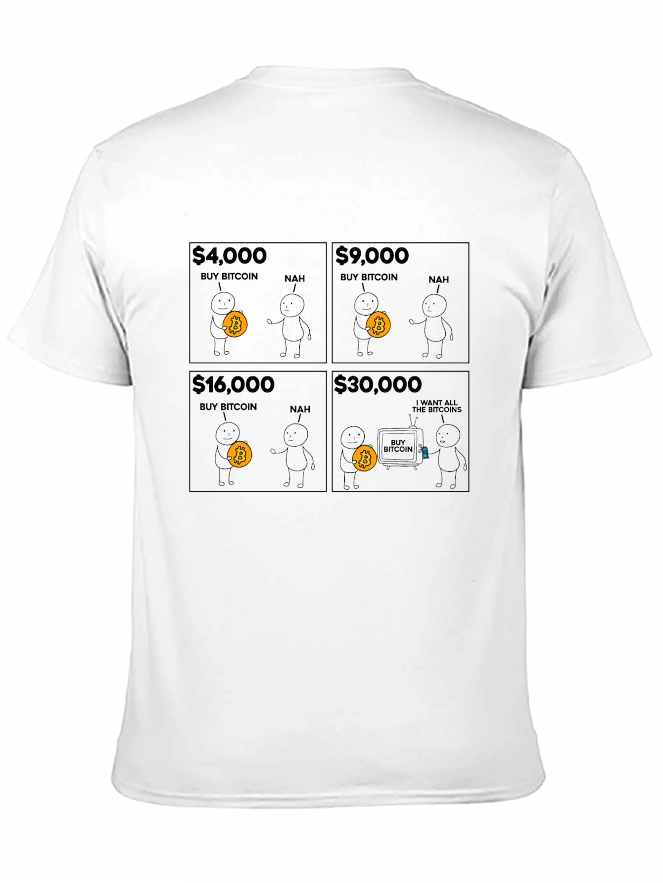 Bitcoin Evolution Graphic T-Shirt - Crypto HODL Tee