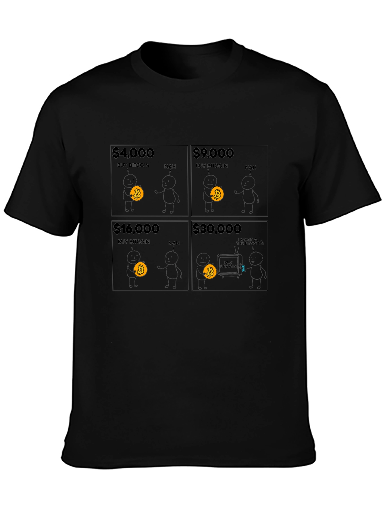 Bitcoin Evolution Graphic T-Shirt - Crypto HODL Tee