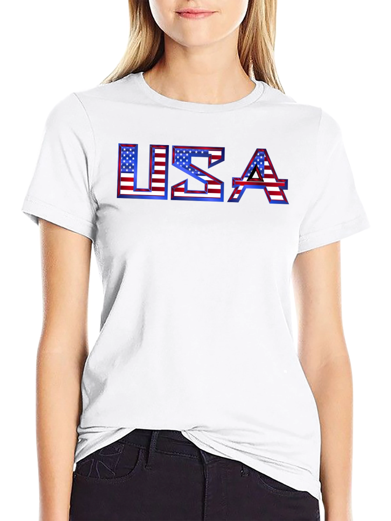 USA Flag T-Shirt - Patriotic Graphic Tee
