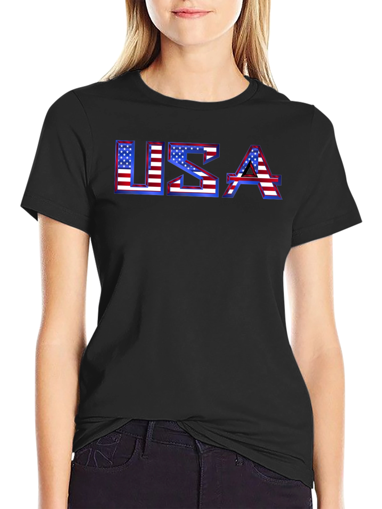 USA Flag T-Shirt - Patriotic Graphic Tee
