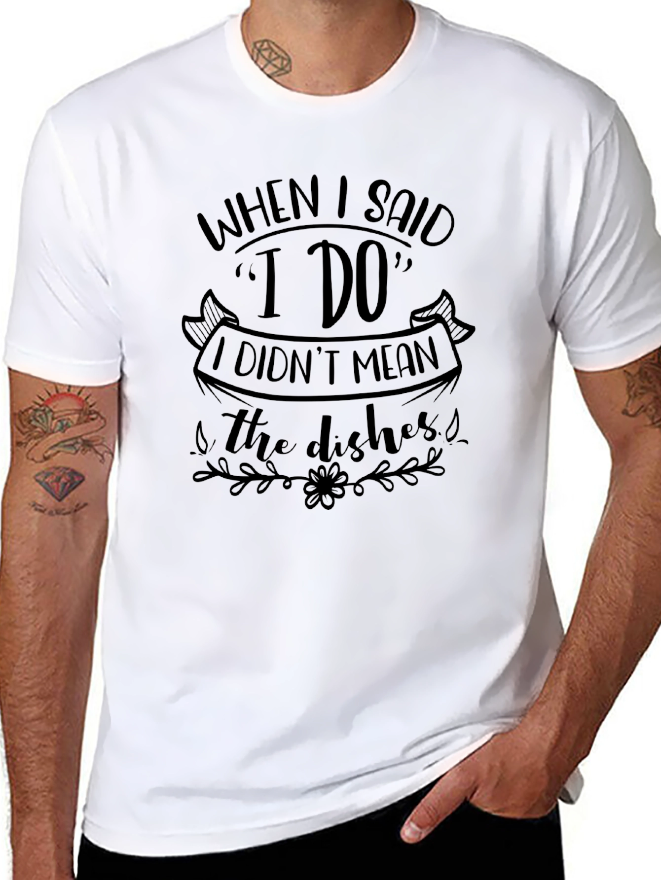 Funny I Do T-Shirt - Novelty Husband/Wife Tee