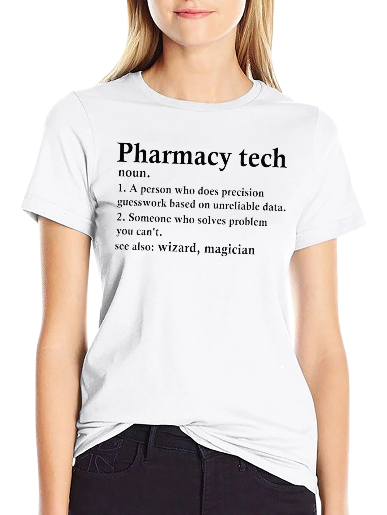 Pharmacy Tech Definition T-Shirt - Wizard Magician