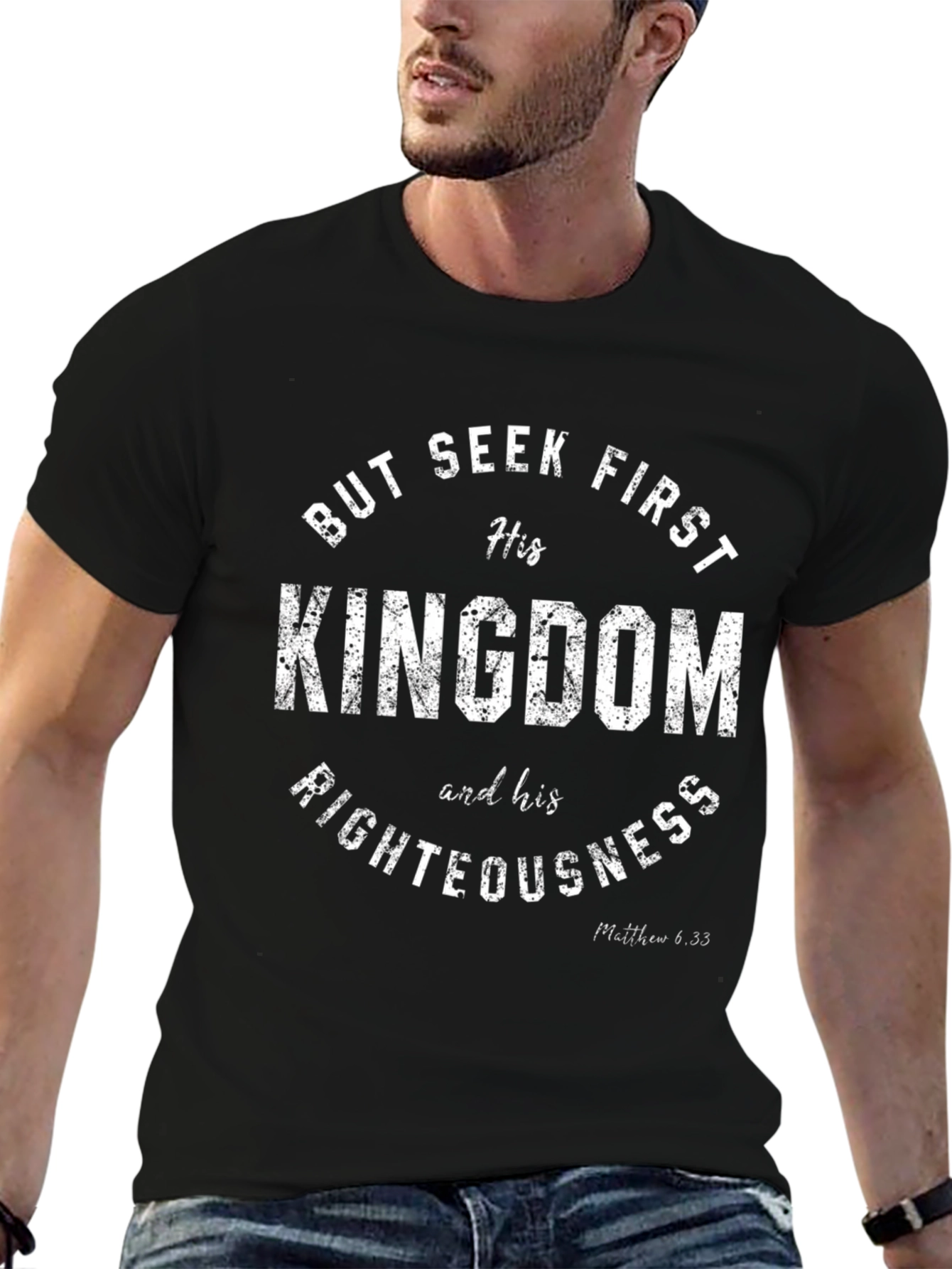 Seek First His Kingdom Christian Tee