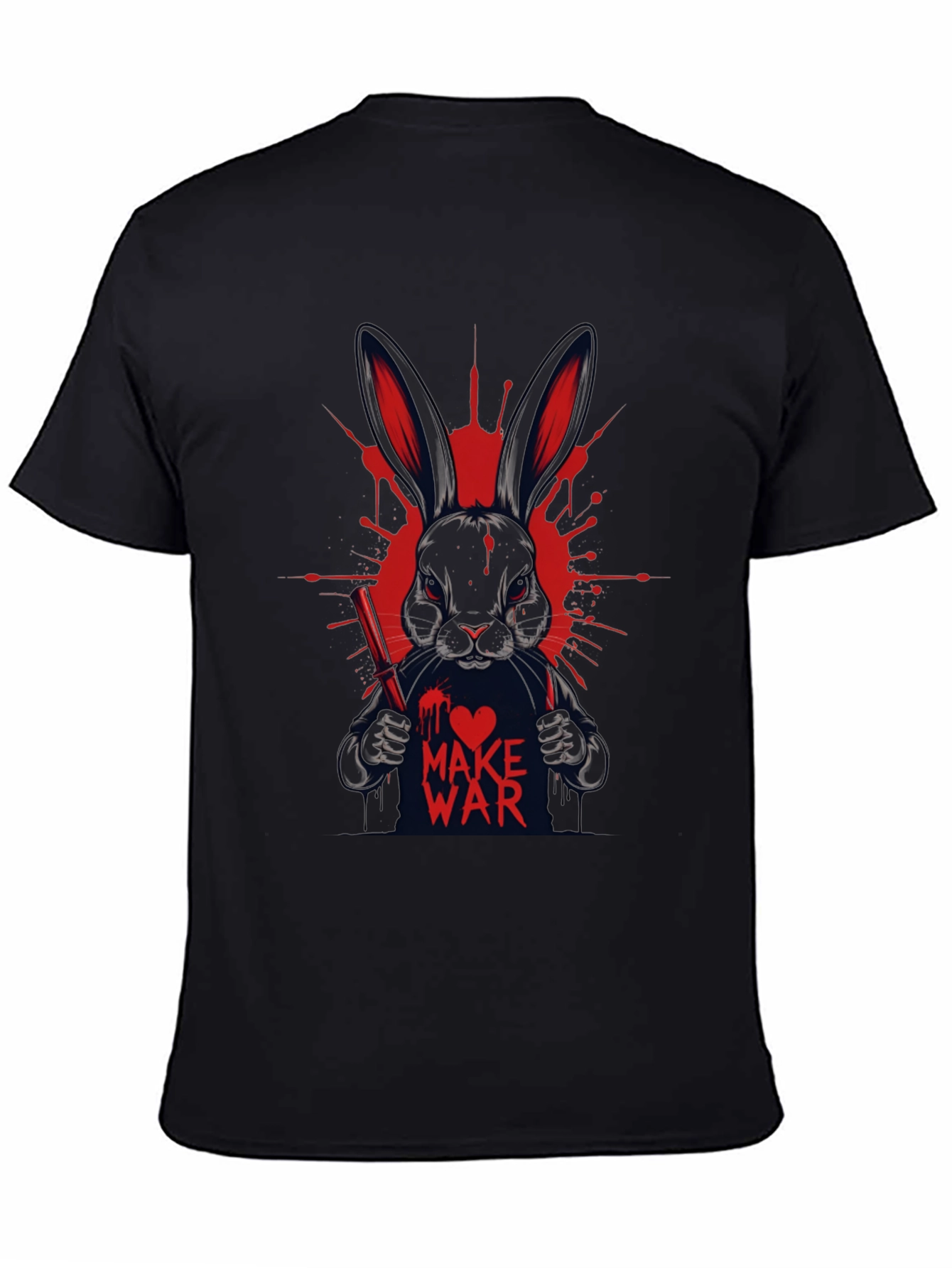 Make War Rabbit Tee - Mens Graphic Print