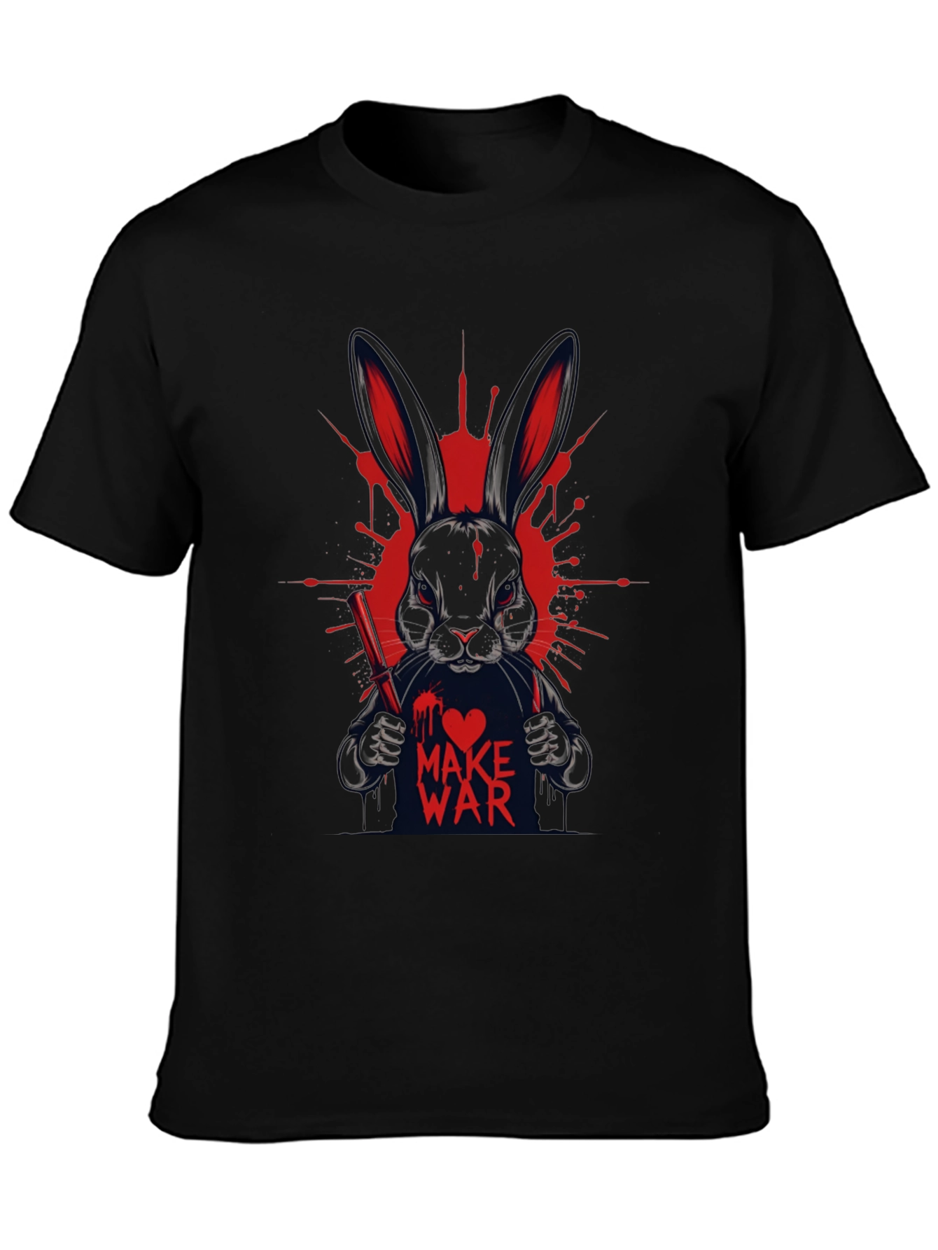 Make War Rabbit Tee - Mens Graphic Print
