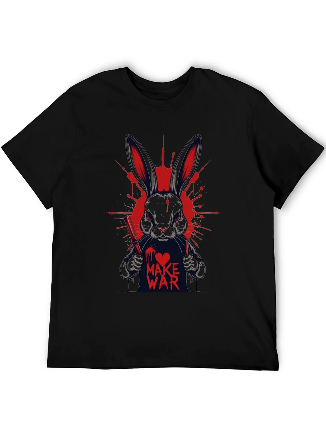 Make War Rabbit Tee - Mens Graphic Print