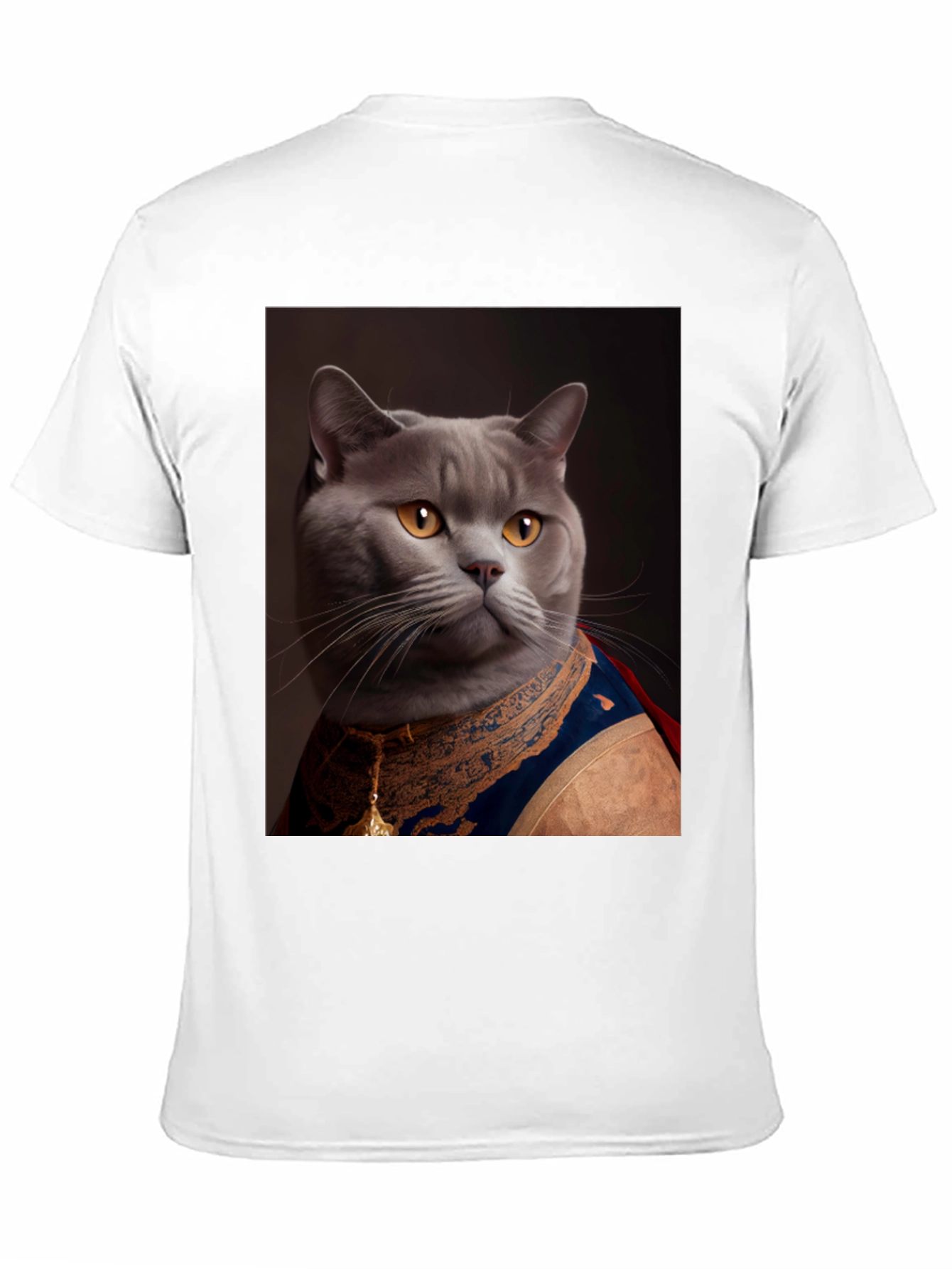 Cat King Portrait T-Shirt