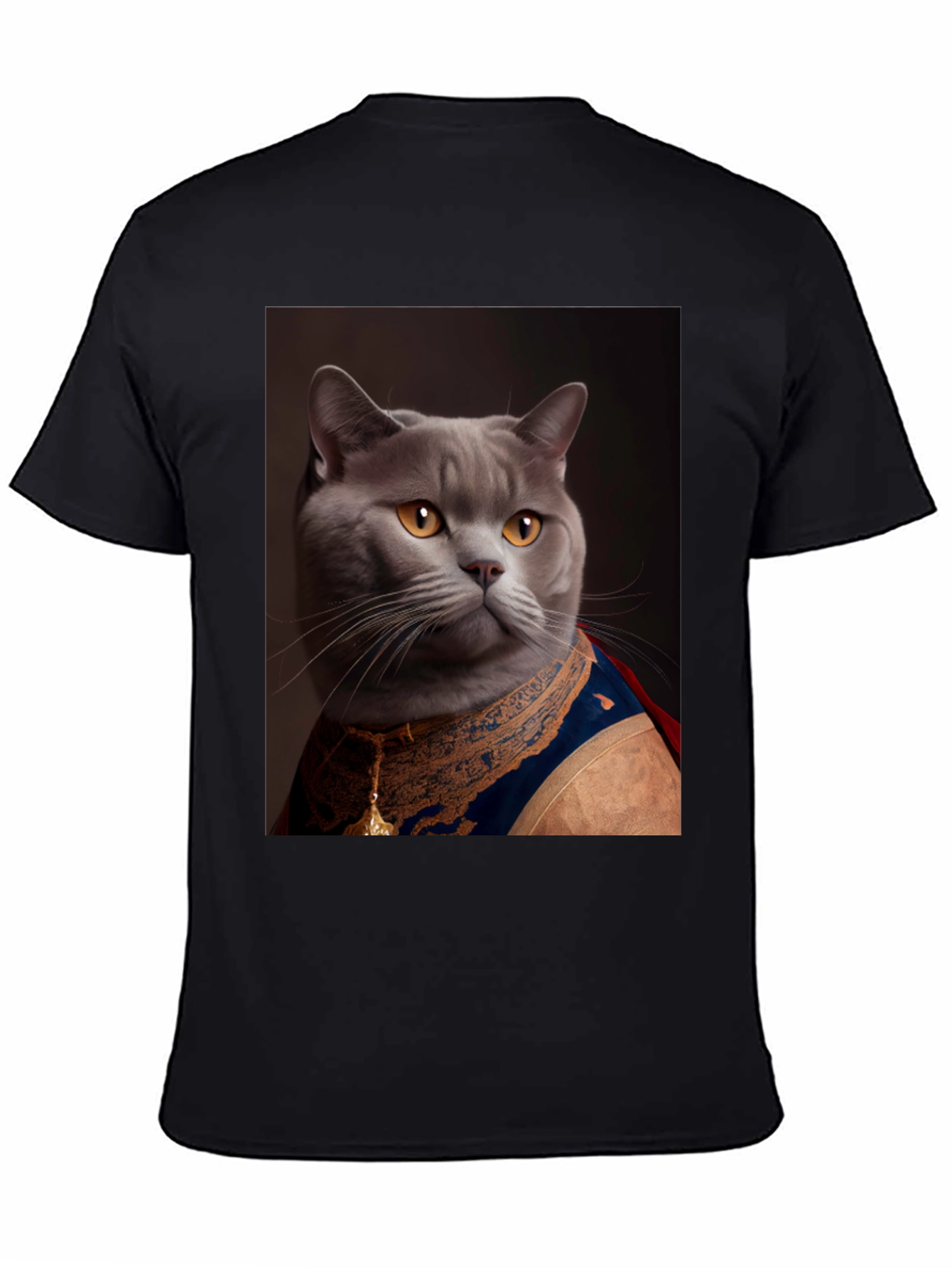 Cat King Portrait T-Shirt