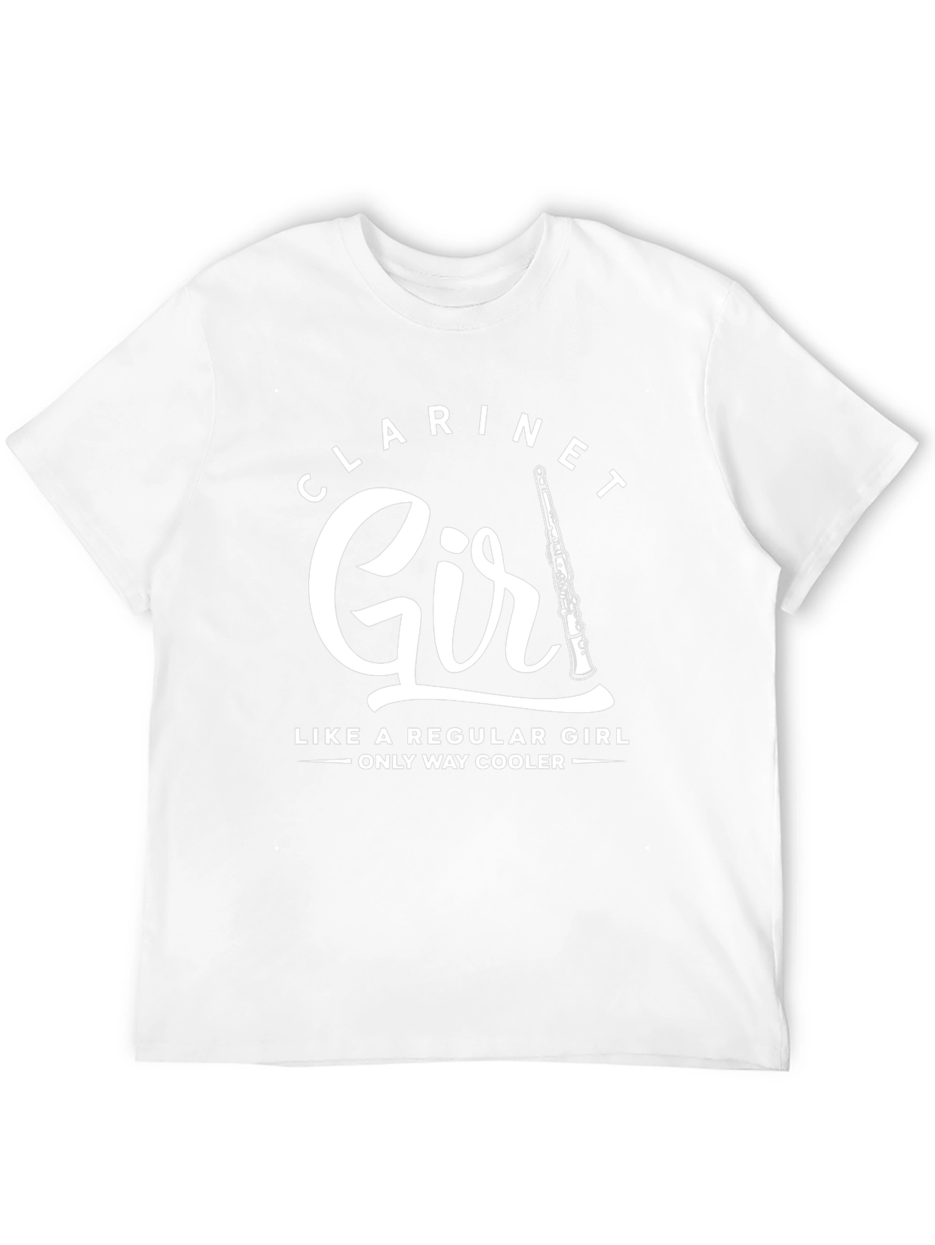 Clarinet Girl T-Shirt - Music Lover Tee