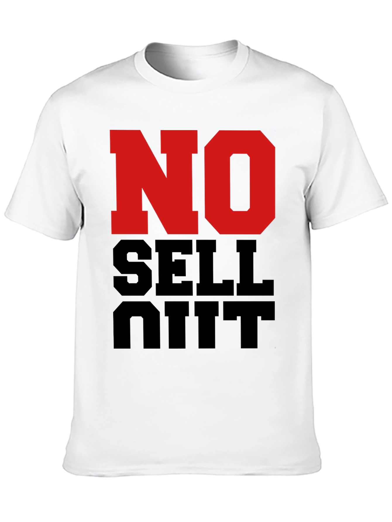 No Sell Out Black Graphic T-Shirt