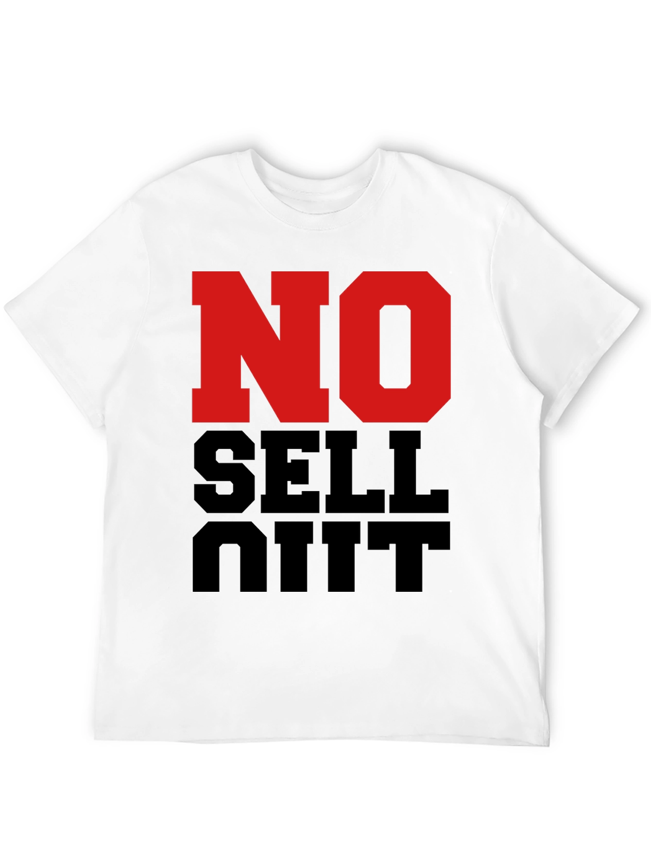 No Sell Out Black Graphic T-Shirt