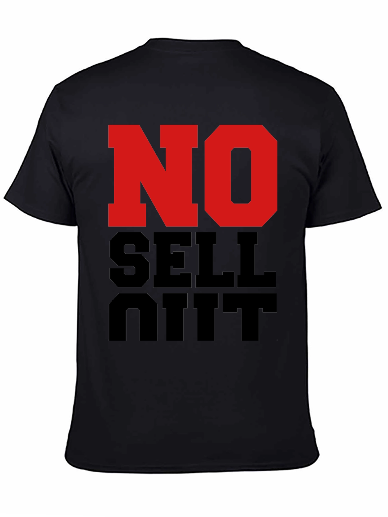 No Sell Out Black Graphic T-Shirt