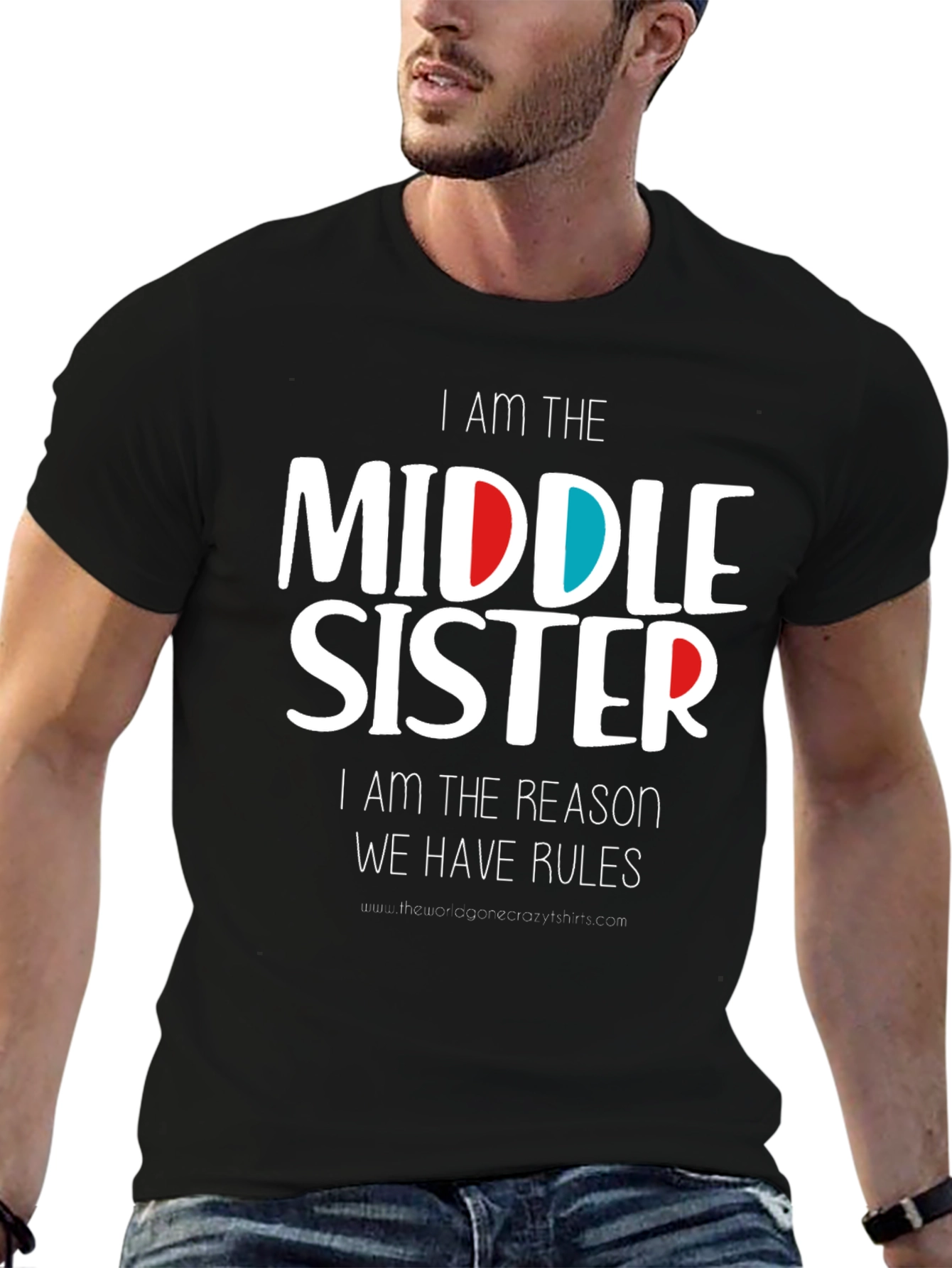 I Am The Middle Sister T-Shirt