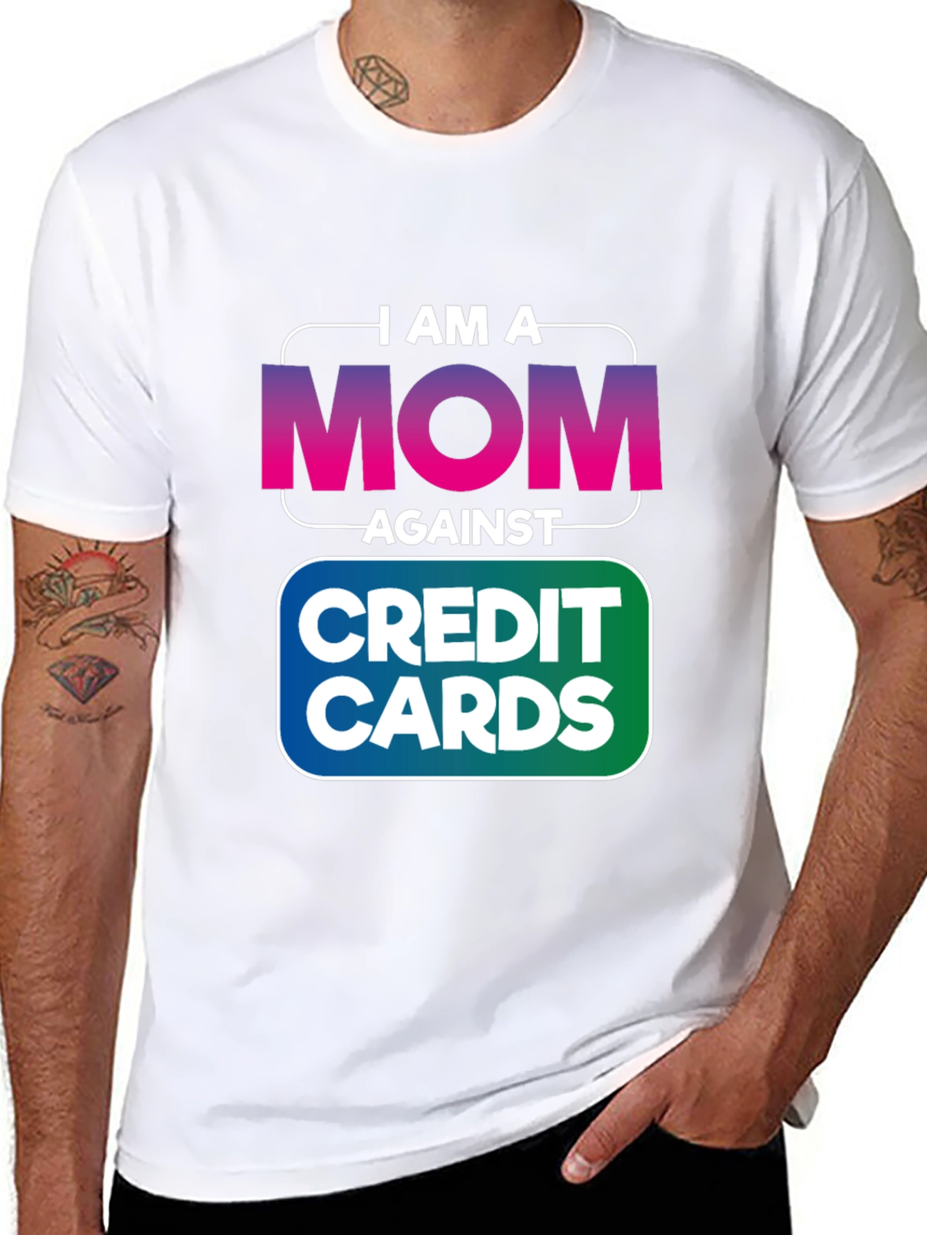 I am a MOM Against Credit Cards T-Shirt