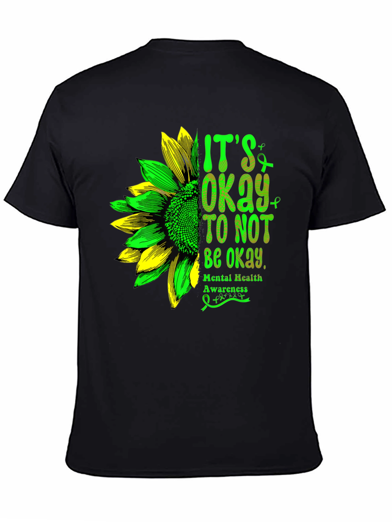 Mental Health Awareness Sunflower Graphic Tee