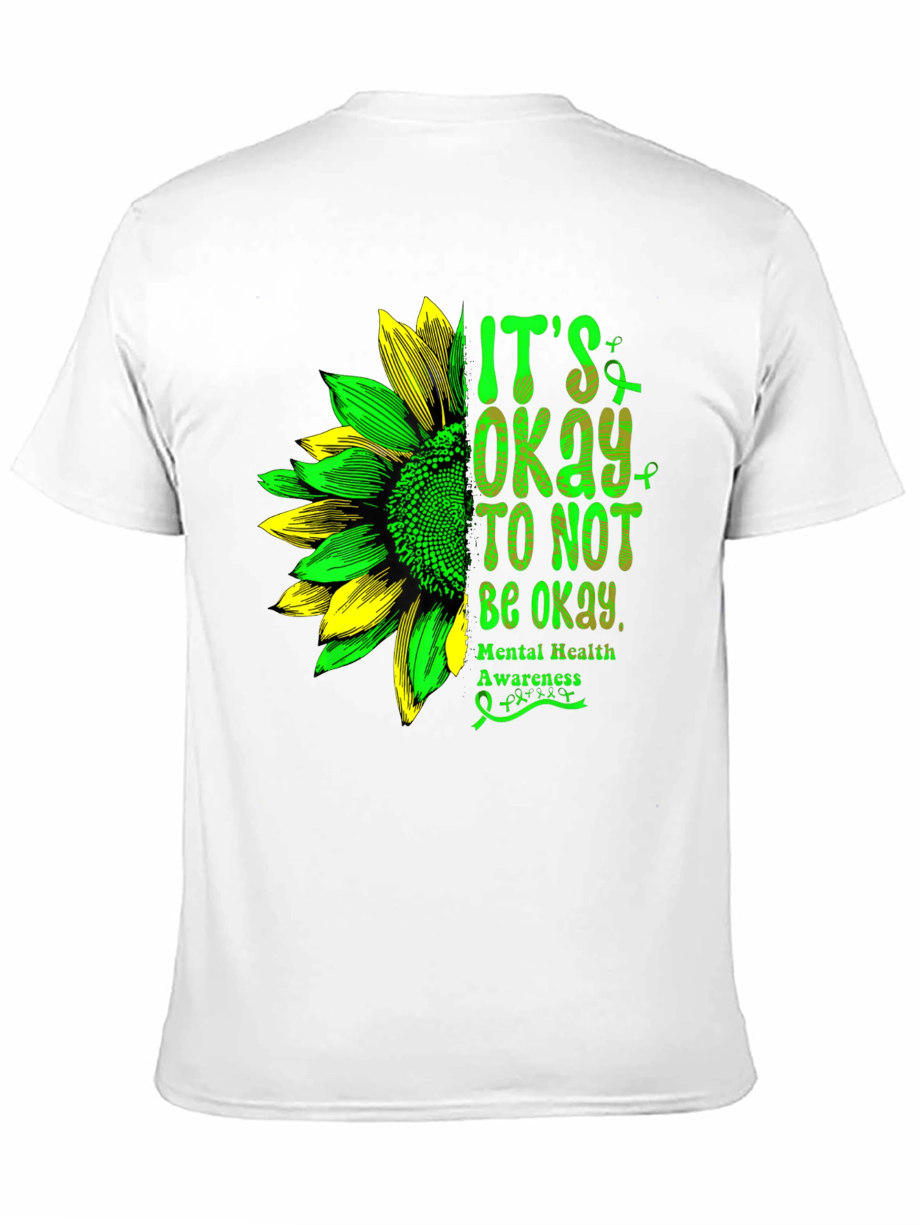 Mental Health Awareness Sunflower Graphic Tee