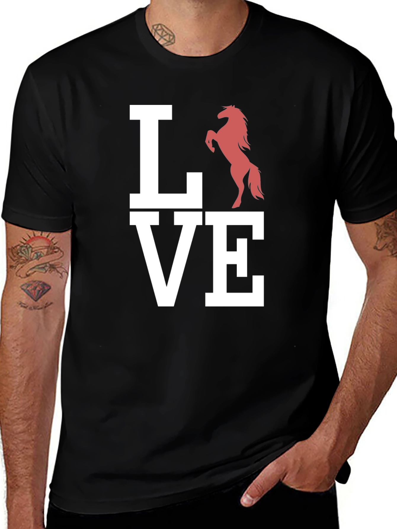 Love Horse T-Shirt - Equestrian Graphic Tee