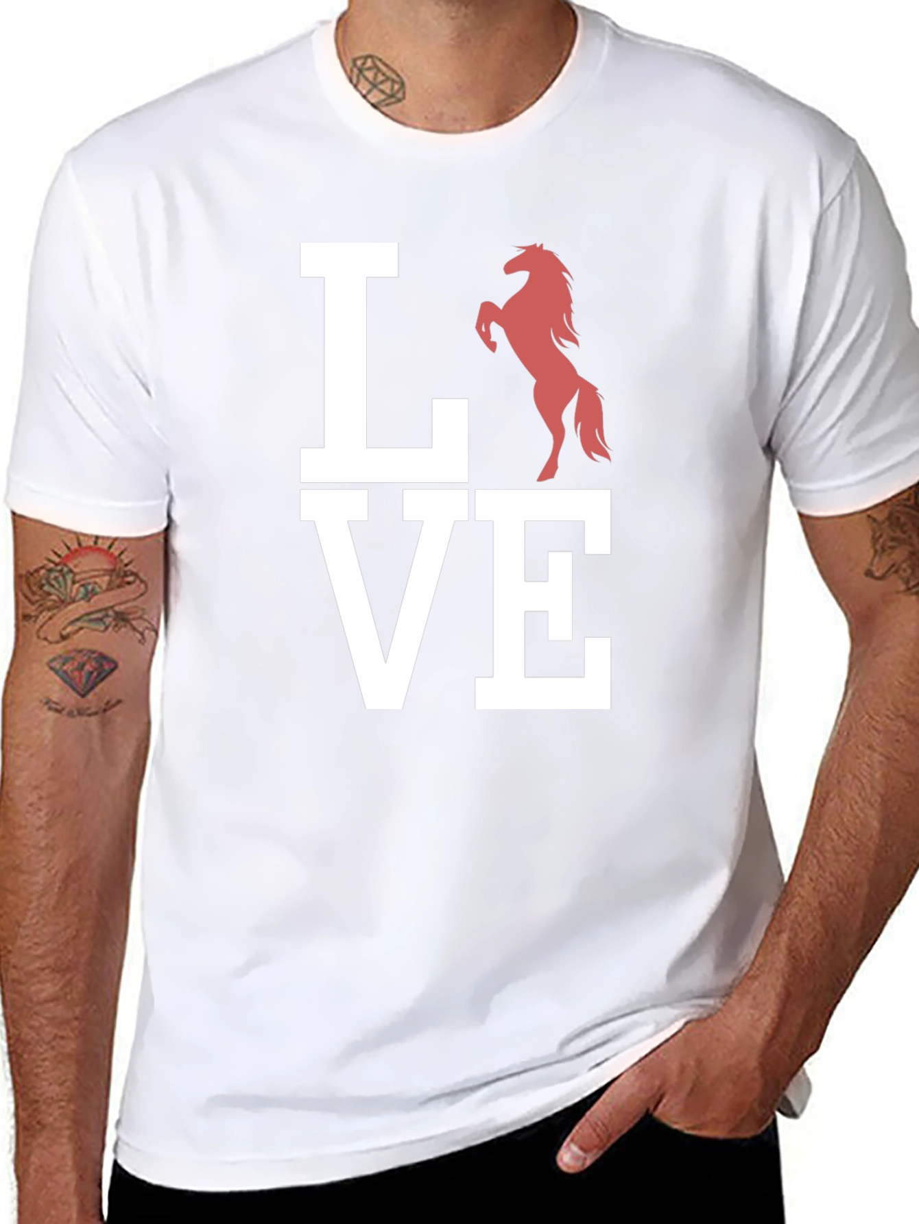 Love Horse T-Shirt - Equestrian Graphic Tee