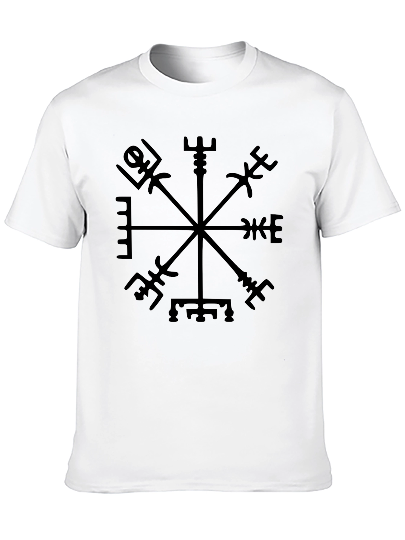 Viking Compass T-Shirt - Rune Design