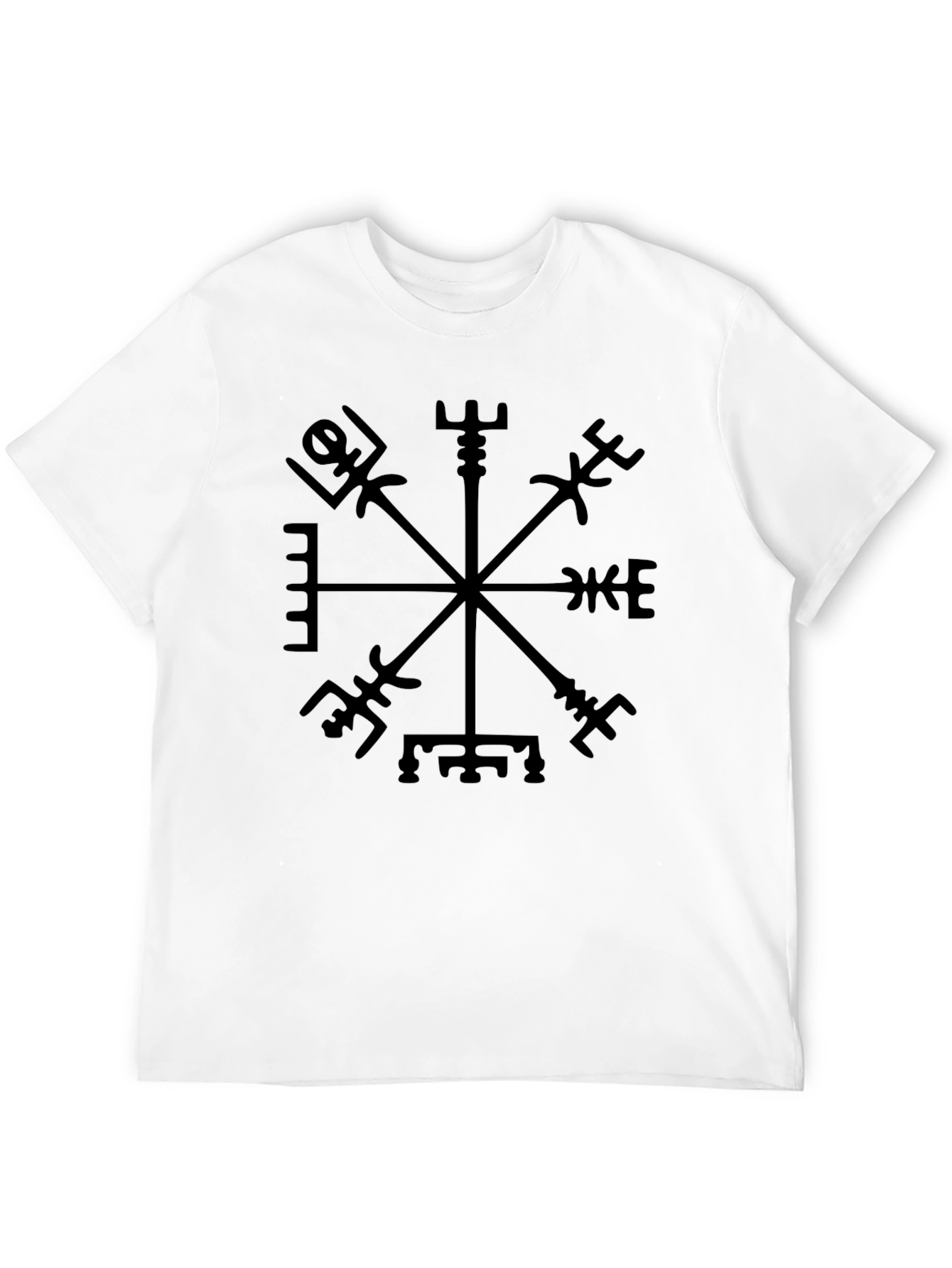Viking Compass T-Shirt - Rune Design