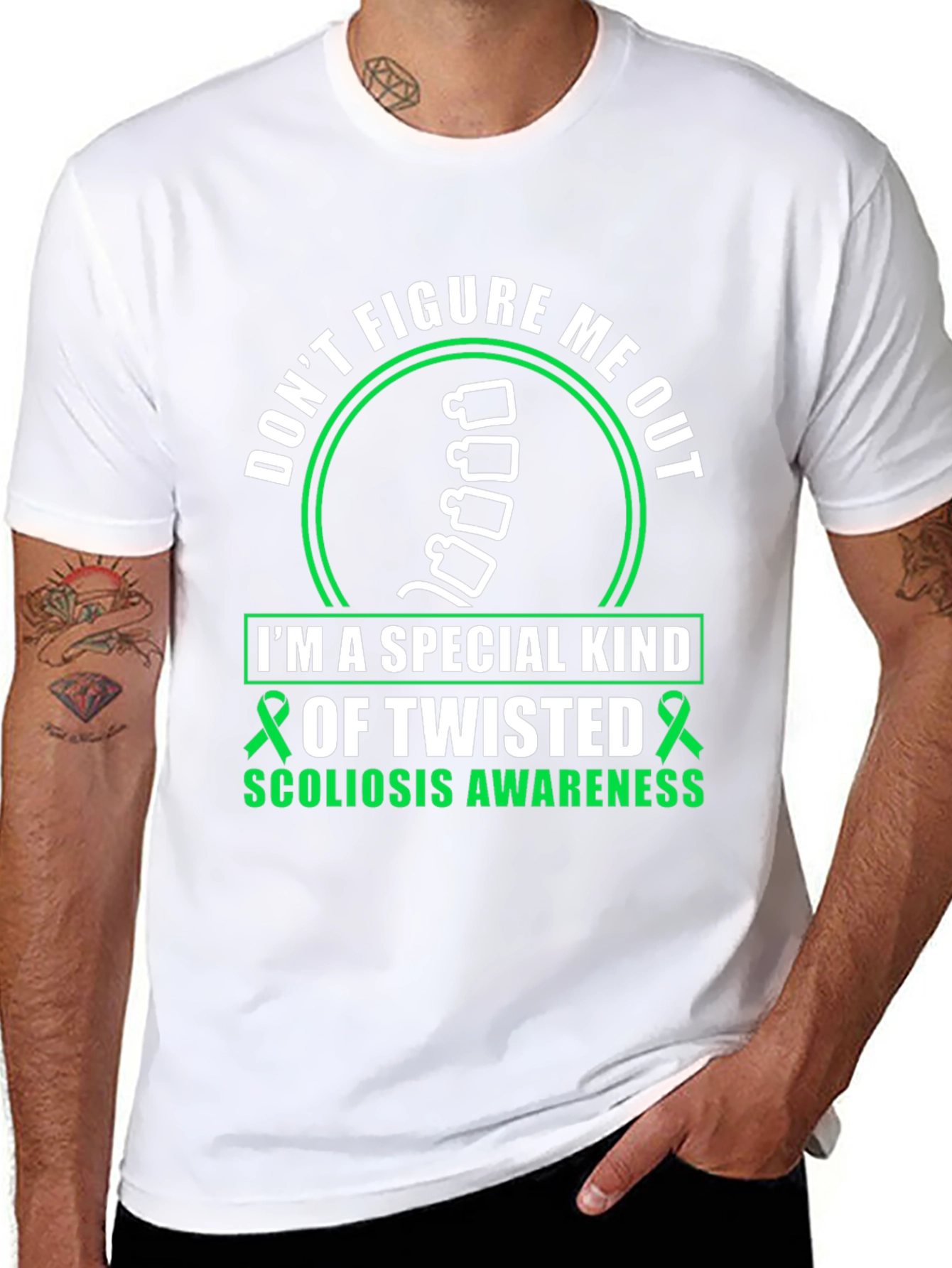 Twisted Scoliosis Awareness T-Shirt