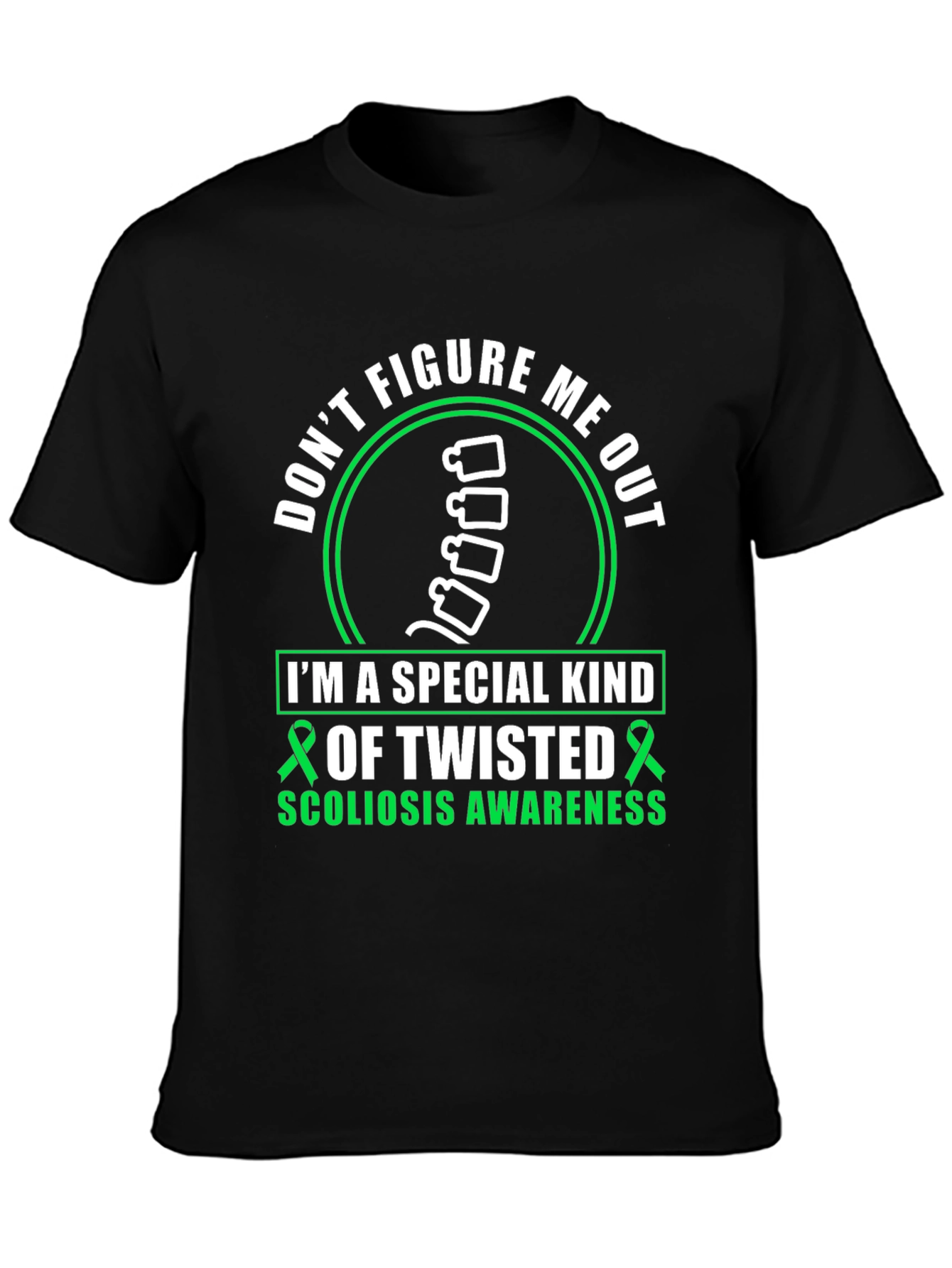 Twisted Scoliosis Awareness T-Shirt