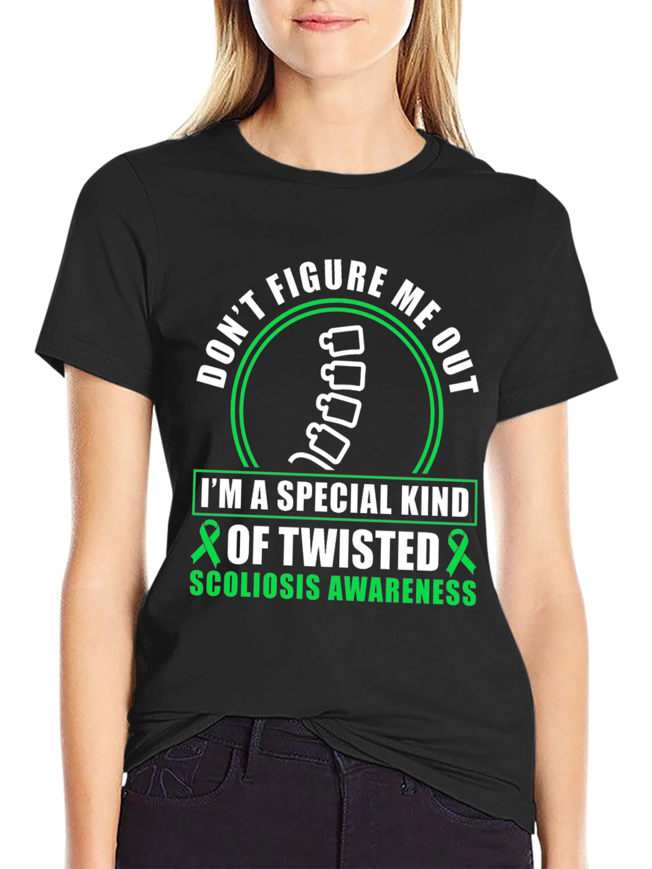 Twisted Scoliosis Awareness T-Shirt