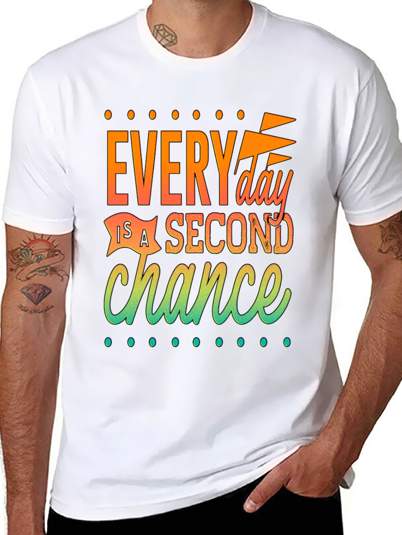 Inspirational Second Chance Graphic T-Shirt