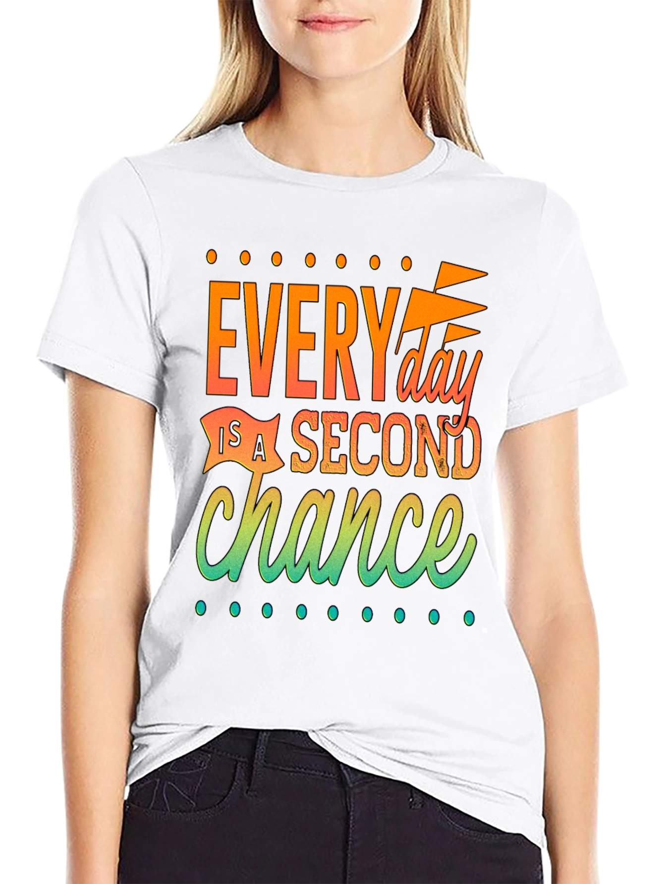 Inspirational Second Chance Graphic T-Shirt