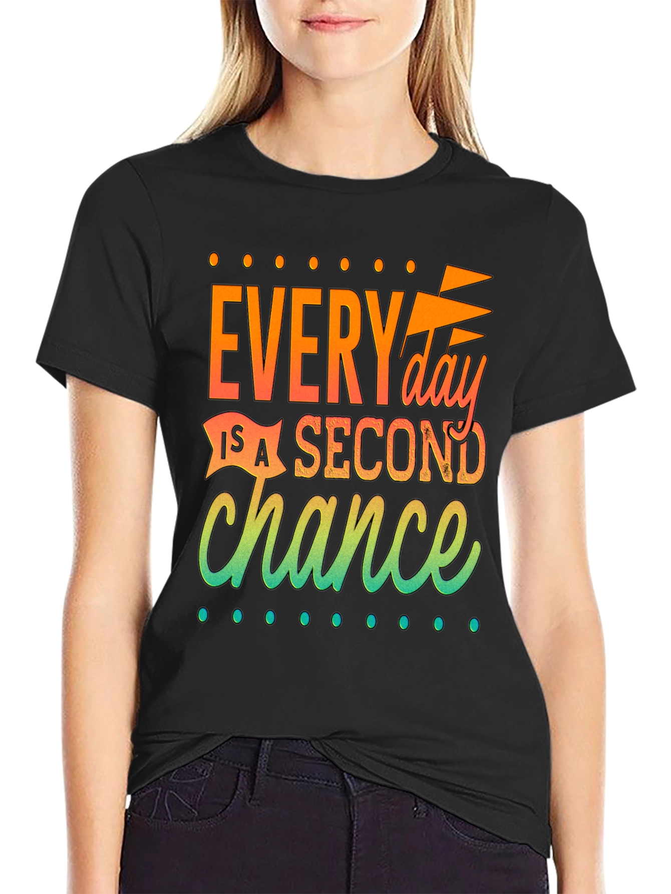 Inspirational Second Chance Graphic T-Shirt