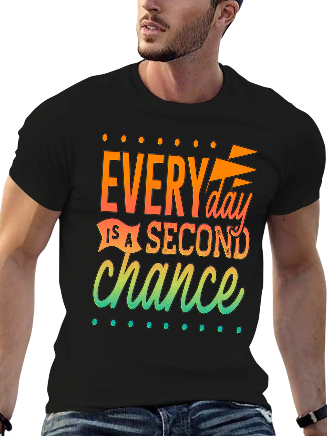 Inspirational Second Chance Graphic T-Shirt