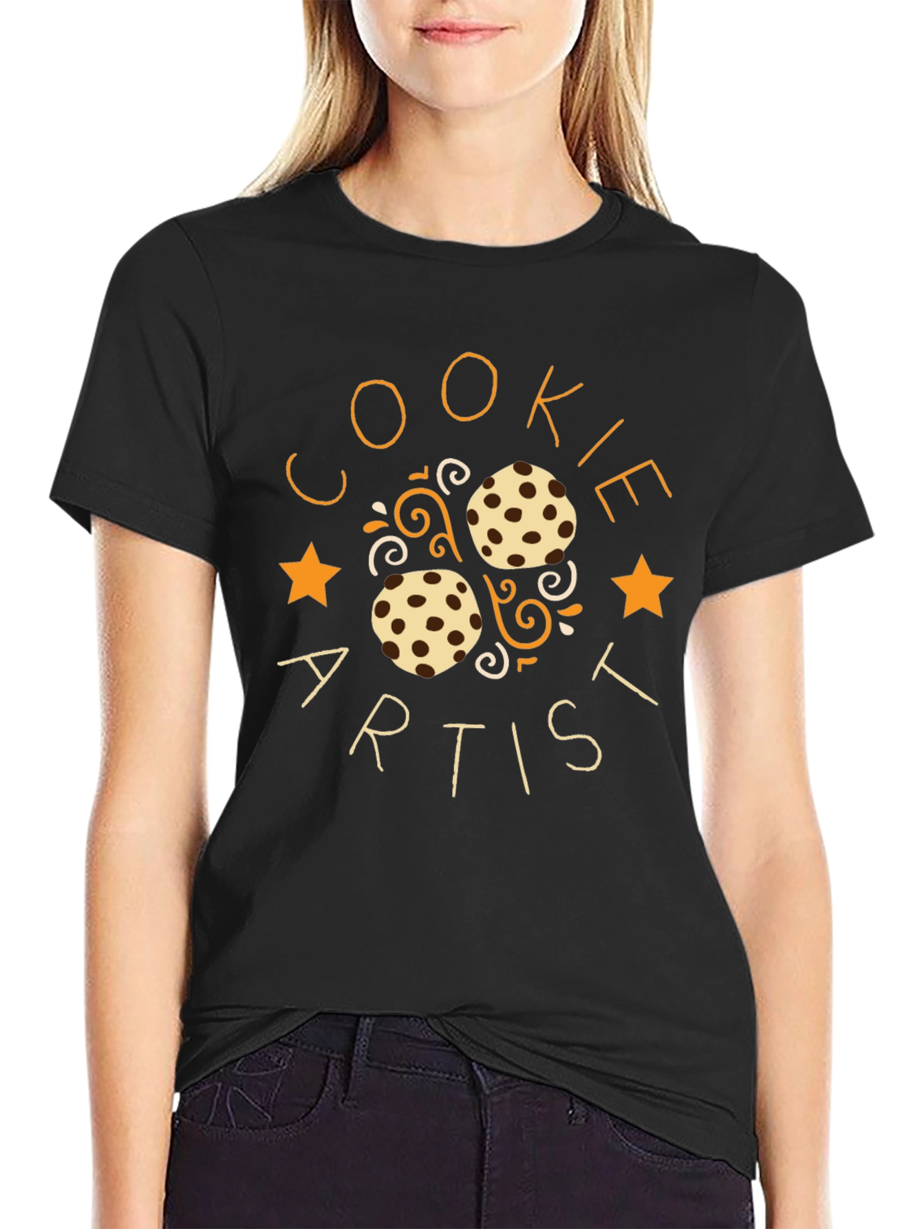 Cookie Artist Black T-Shirt