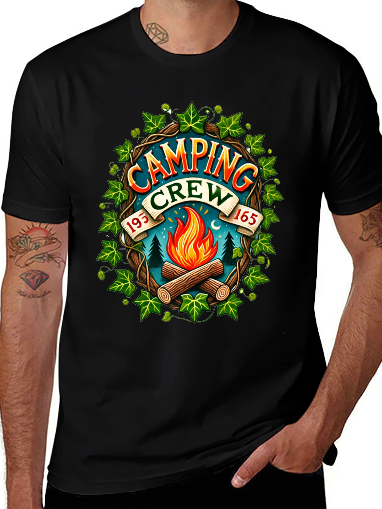 Camping Crew Graphic Tee