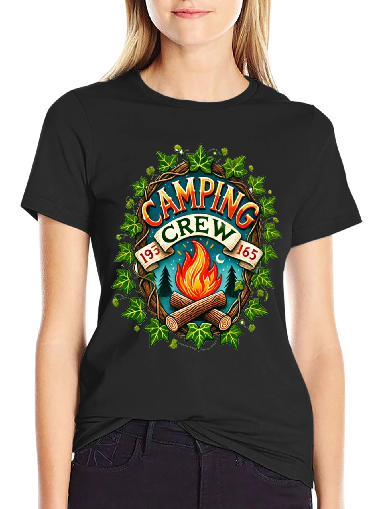 Camping Crew Graphic Tee