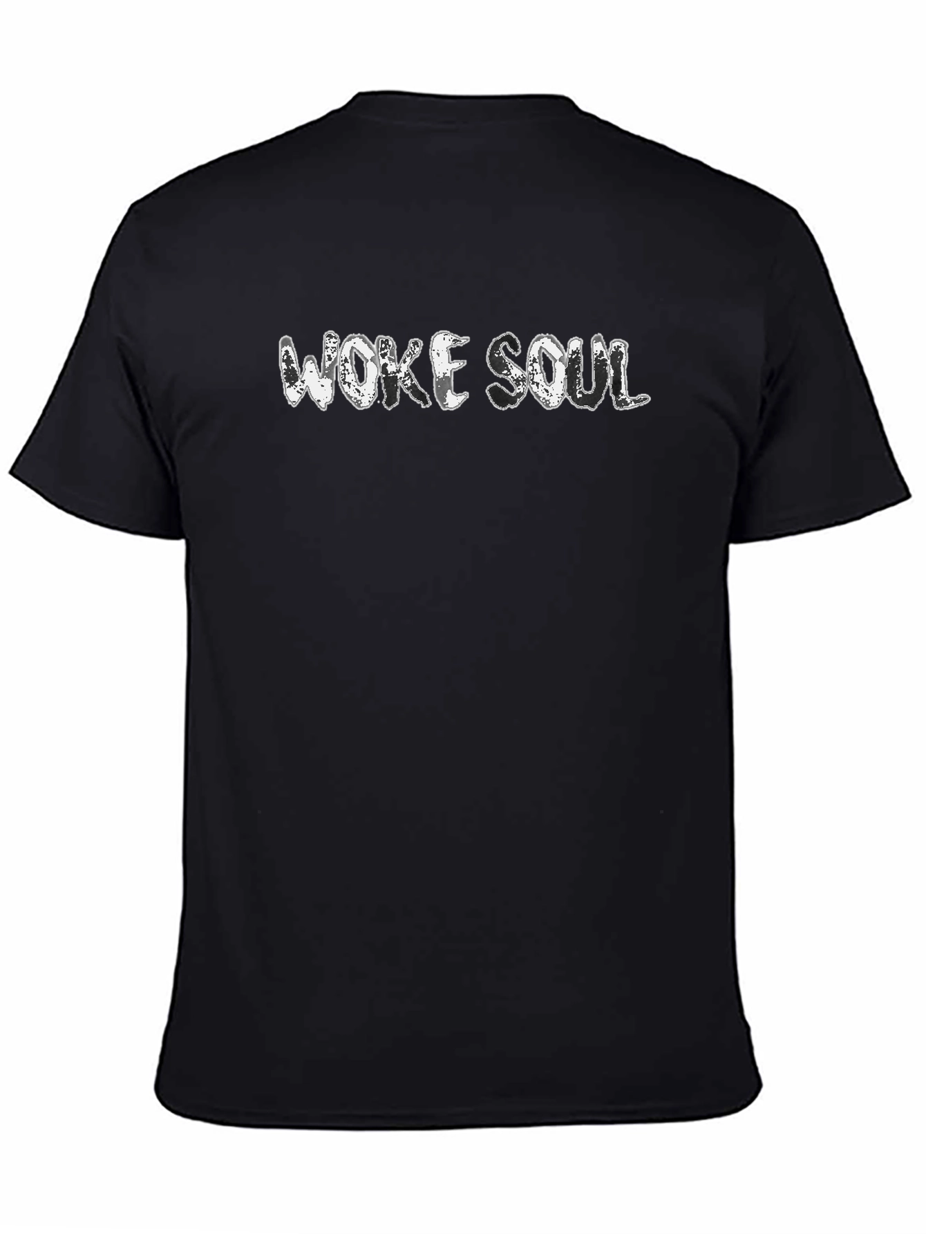 Woke Soul Black Graphic Tee - Stylish Comfort