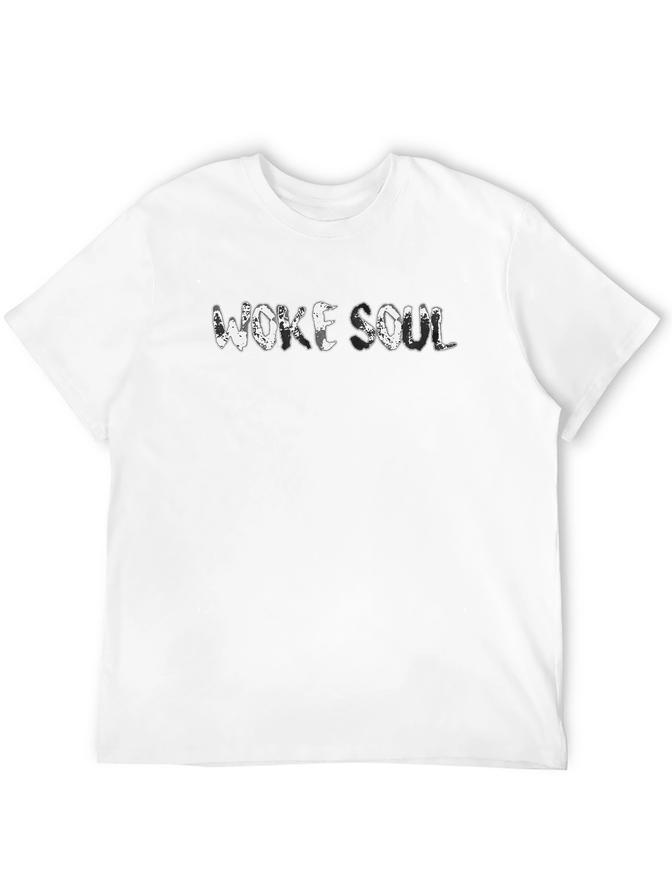 Woke Soul Black Graphic Tee - Stylish Comfort