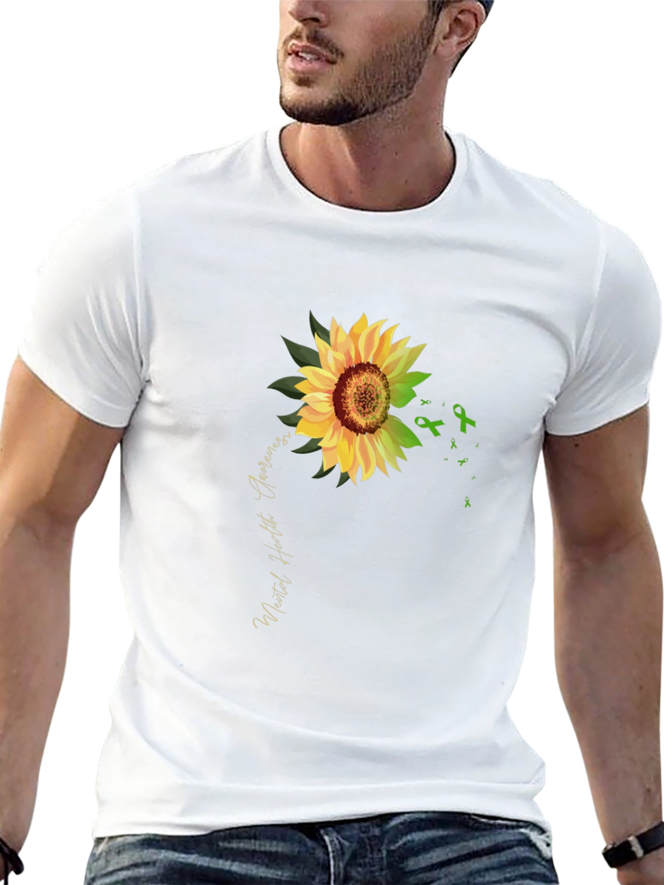 Mental Health Awareness Sunflower T-Shirt
