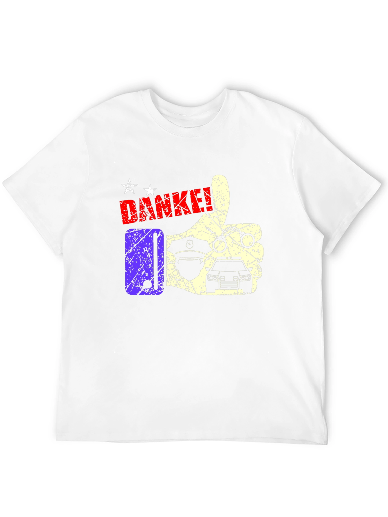 Police Danke T-Shirt - Law Enforcement Appreciation Tee