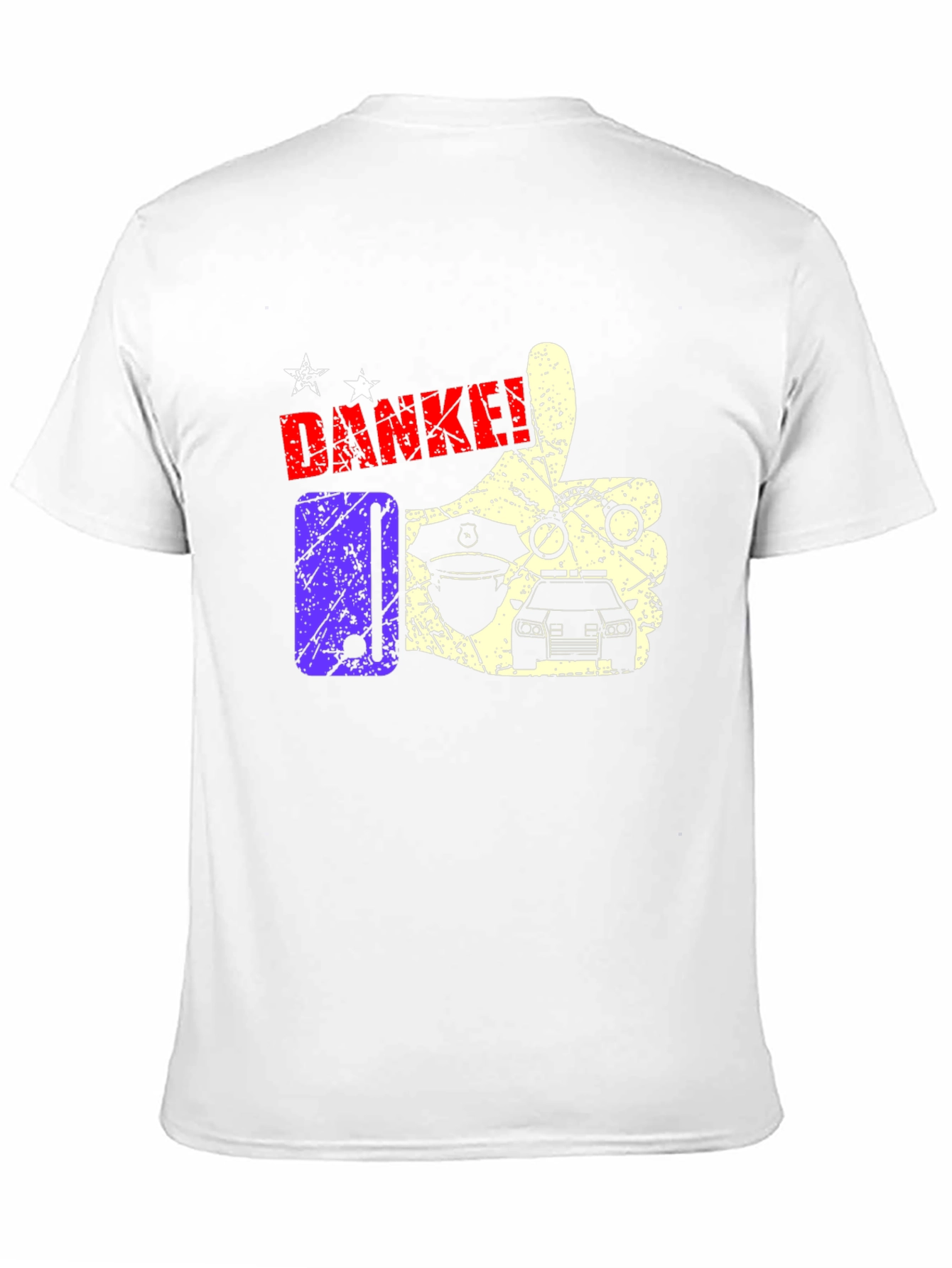 Police Danke T-Shirt - Law Enforcement Appreciation Tee