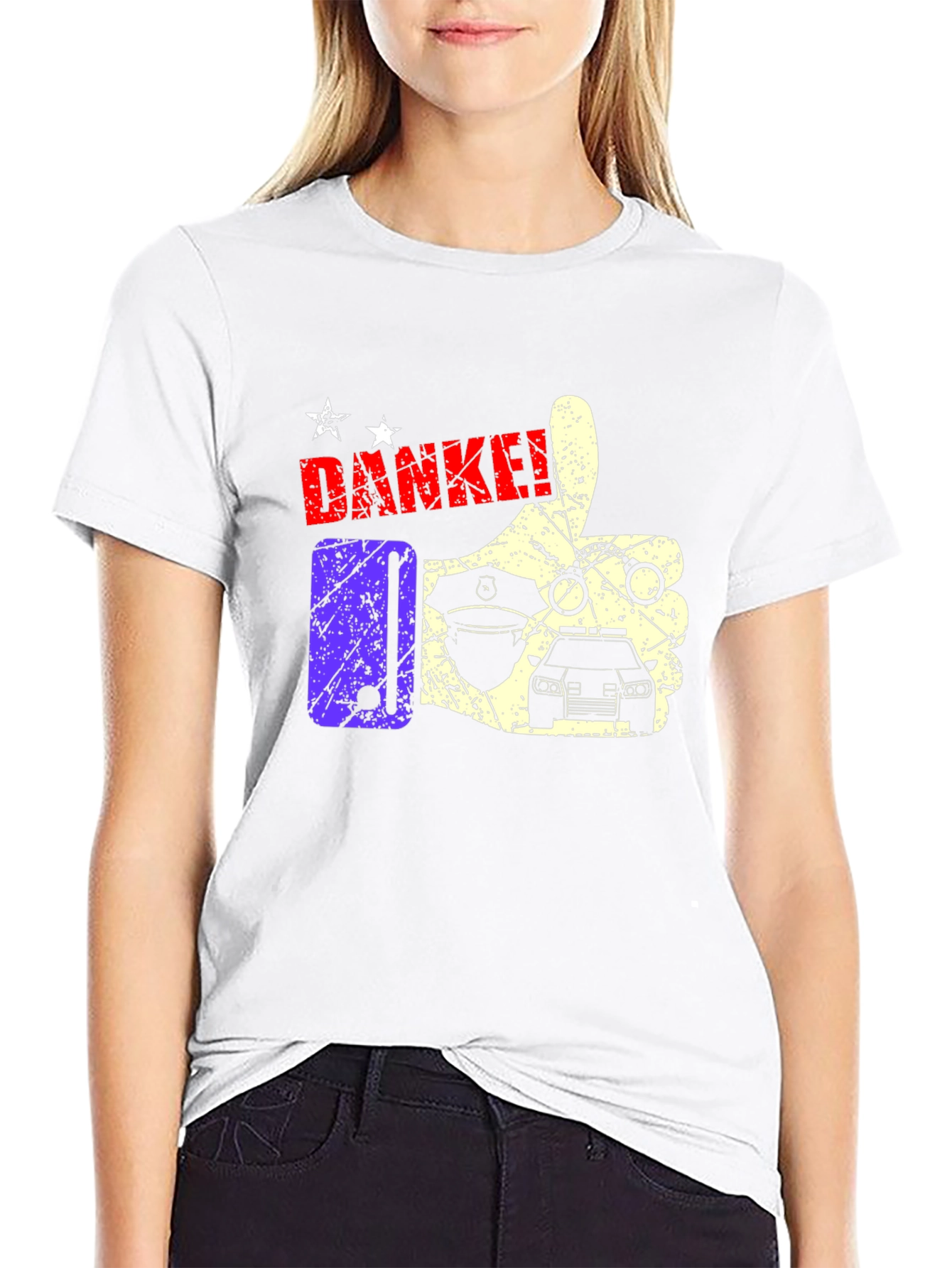 Police Danke T-Shirt - Law Enforcement Appreciation Tee