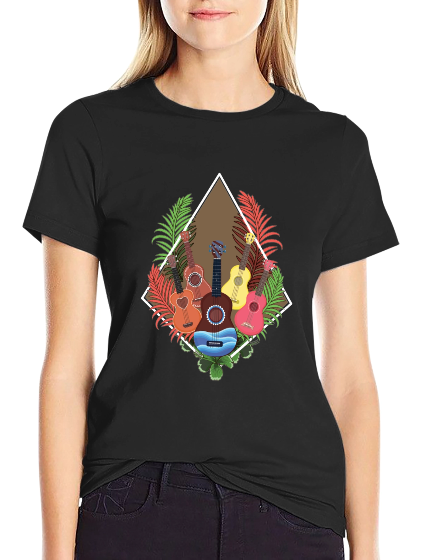 Tropical Guitar T-Shirt: Island Style
