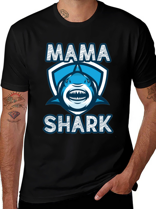 Mama Shark T-Shirt - Fun Family Apparel