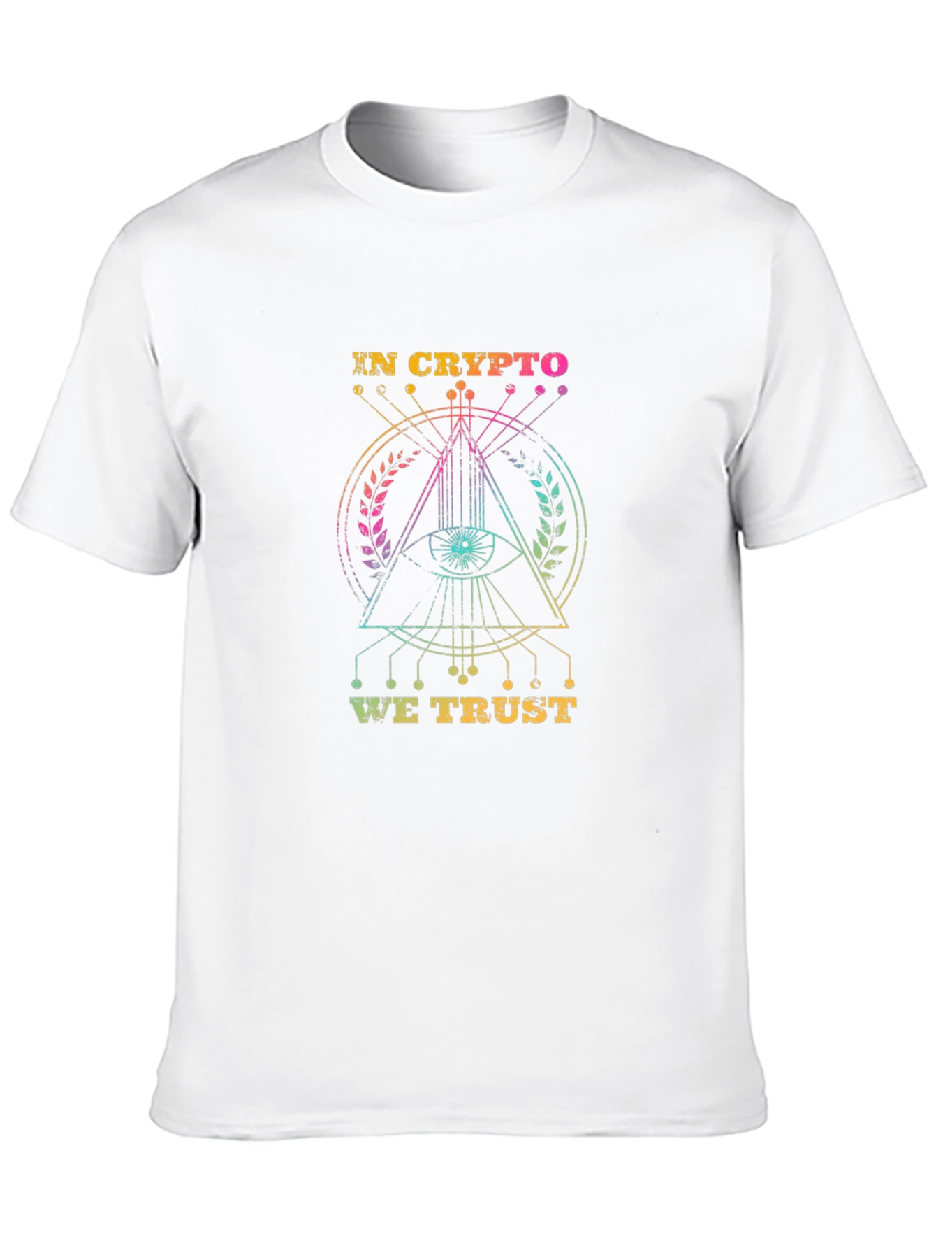 In Crypto We Trust Graphic T-Shirt - Black