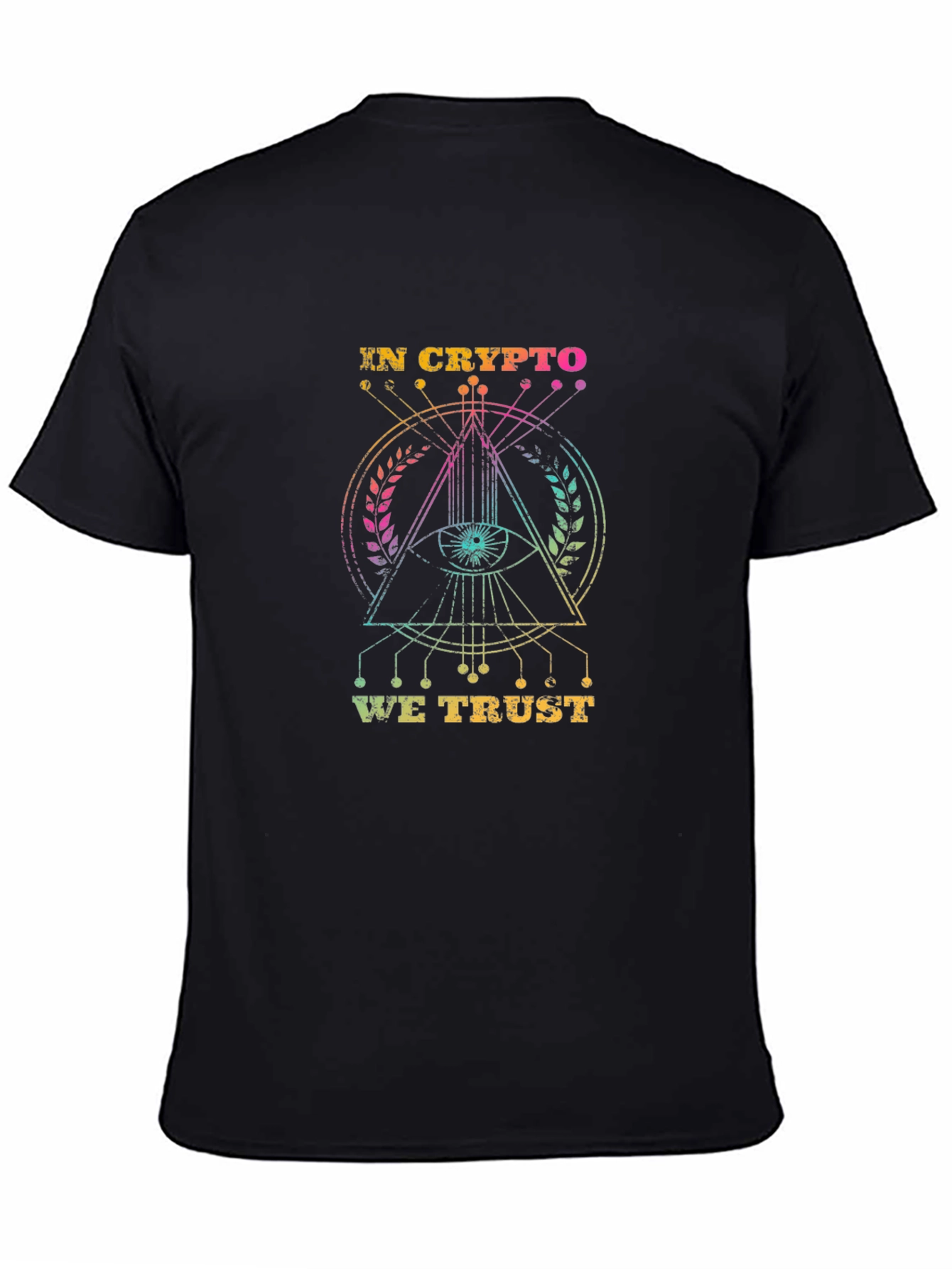 In Crypto We Trust Graphic T-Shirt - Black
