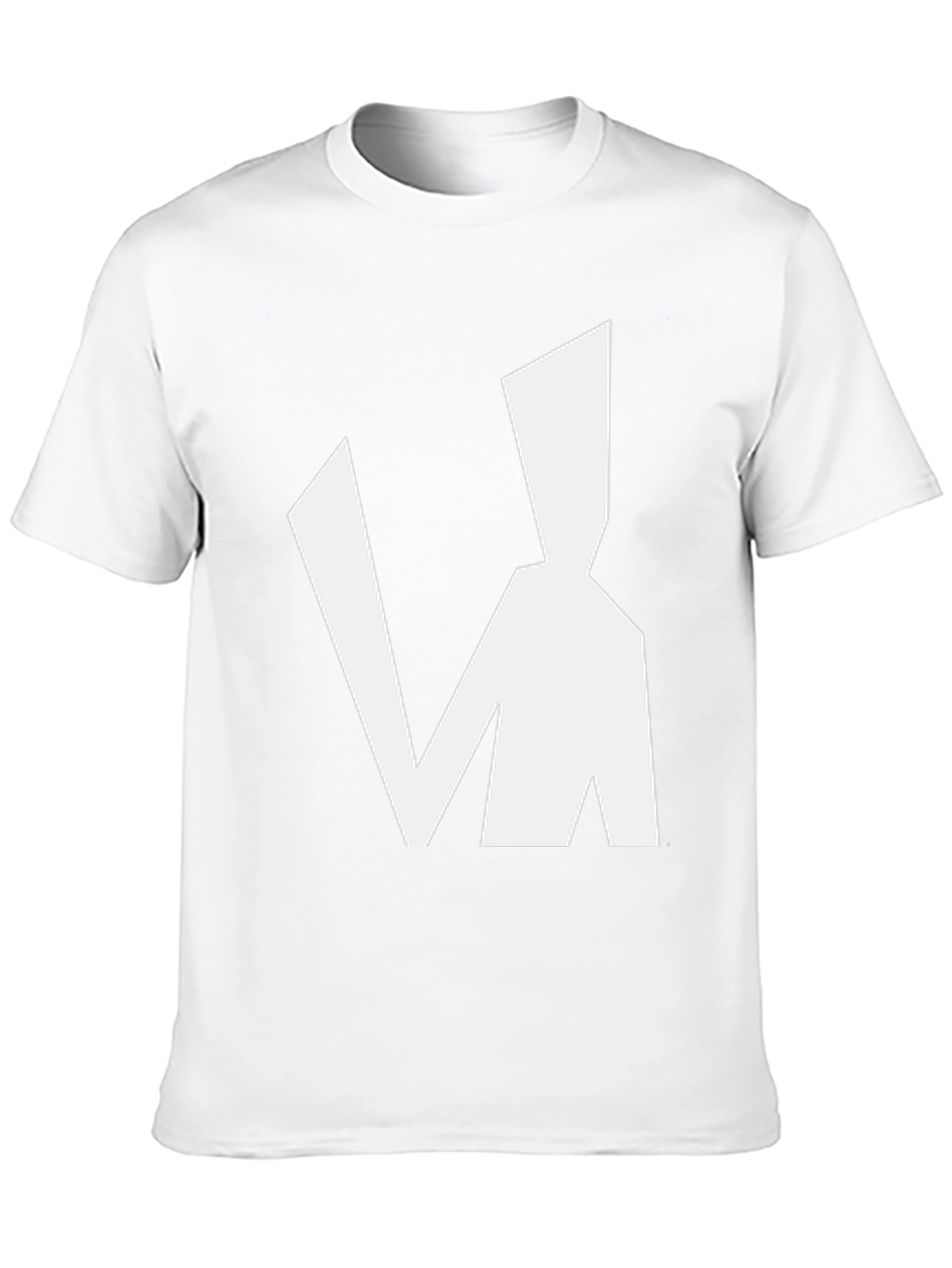 Abstract Man Graphic Black T-Shirt