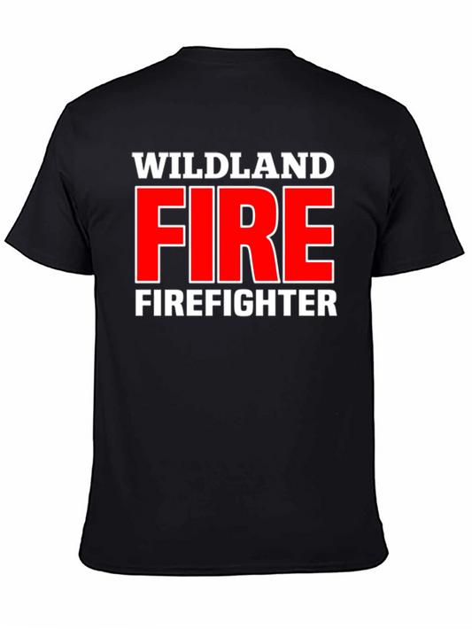 Wildland Firefighter Graphic Tee - Black