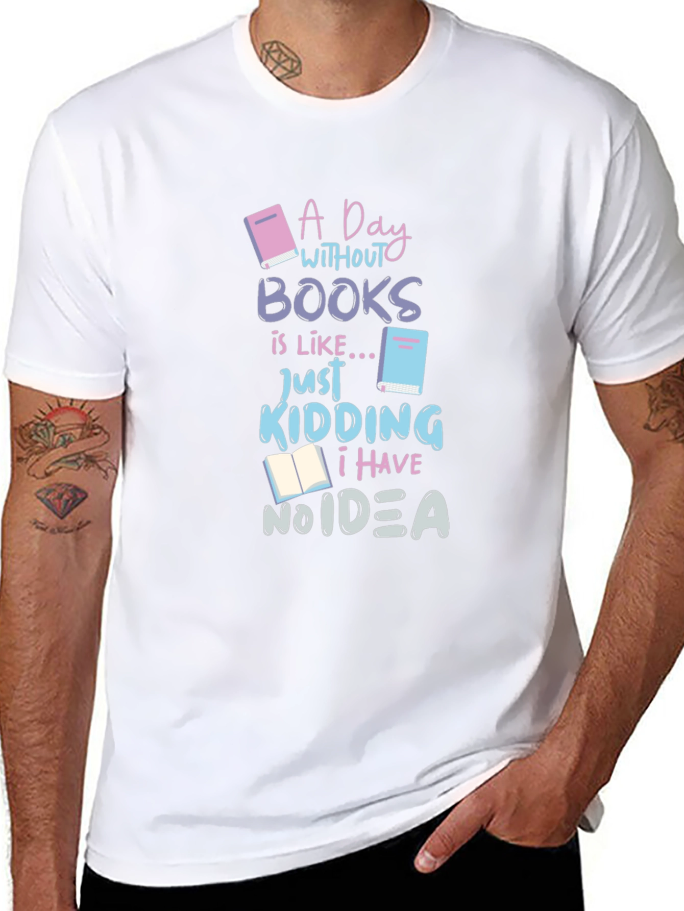 Book Lover T-Shirt - A Day Without Books