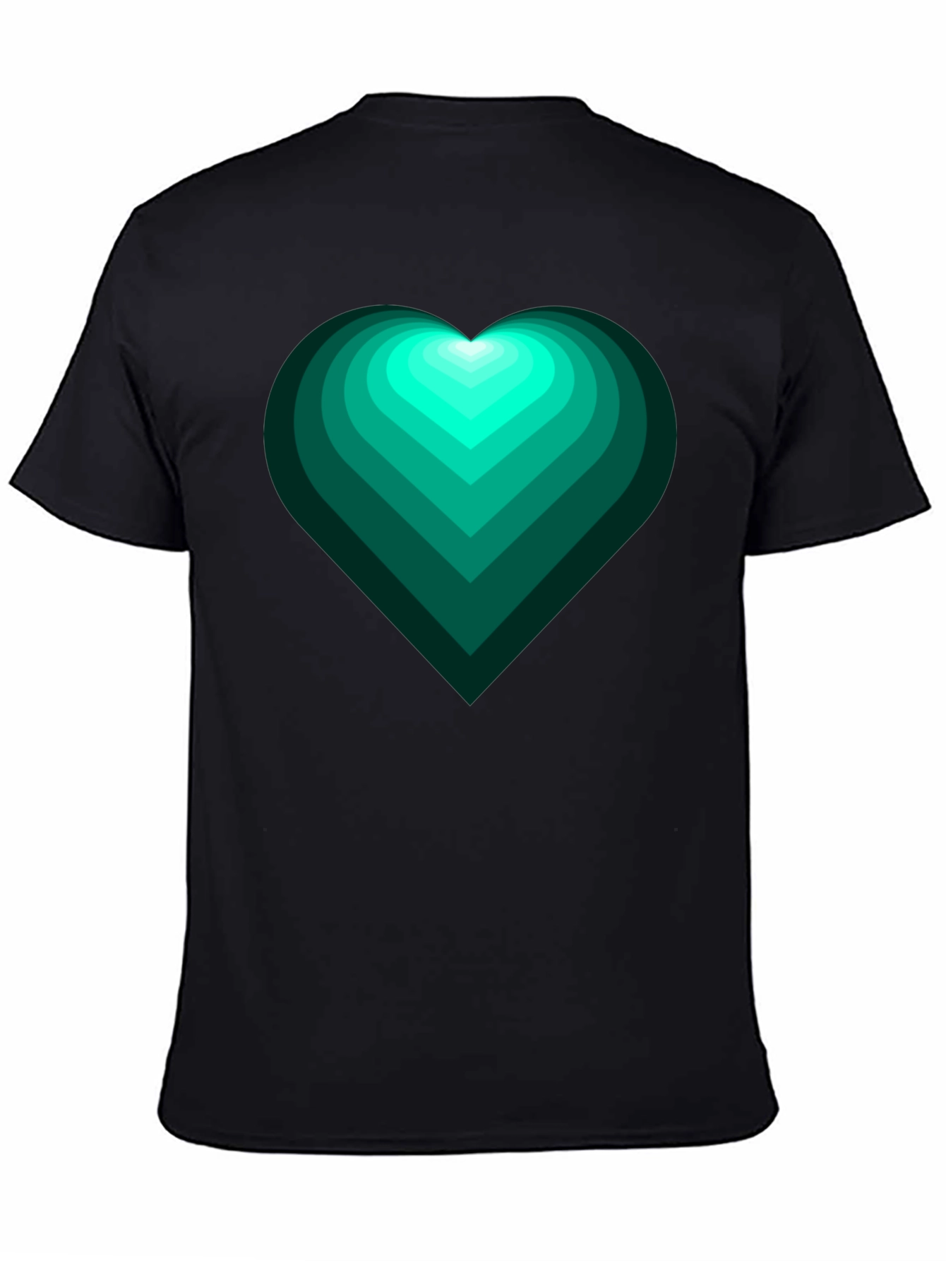 Emerald Heart Graphic Tee - Trendy Mens Shirt