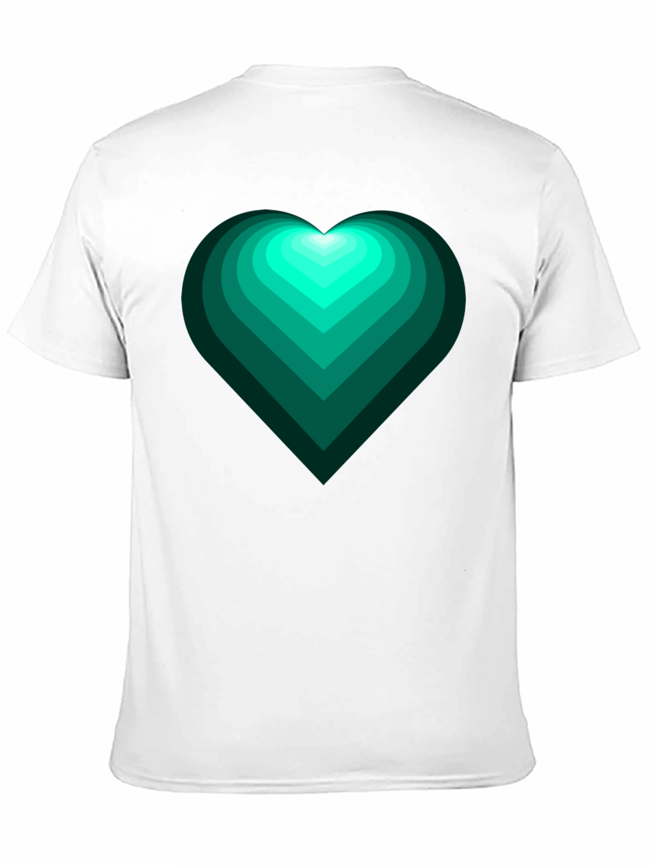 Emerald Heart Graphic Tee - Trendy Mens Shirt