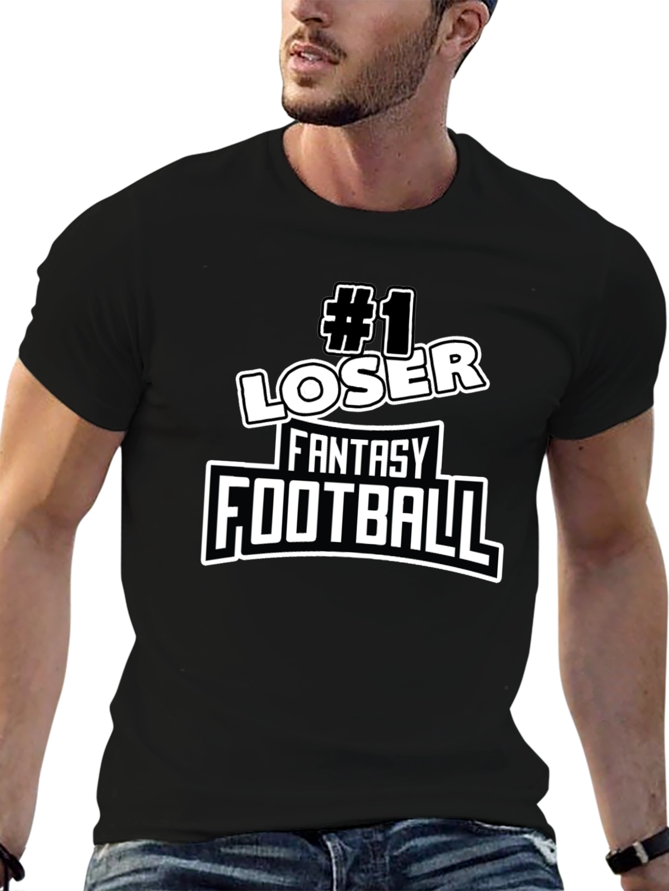 #1 Loser Fantasy Football T-Shirt - Novelty Graphic Tee